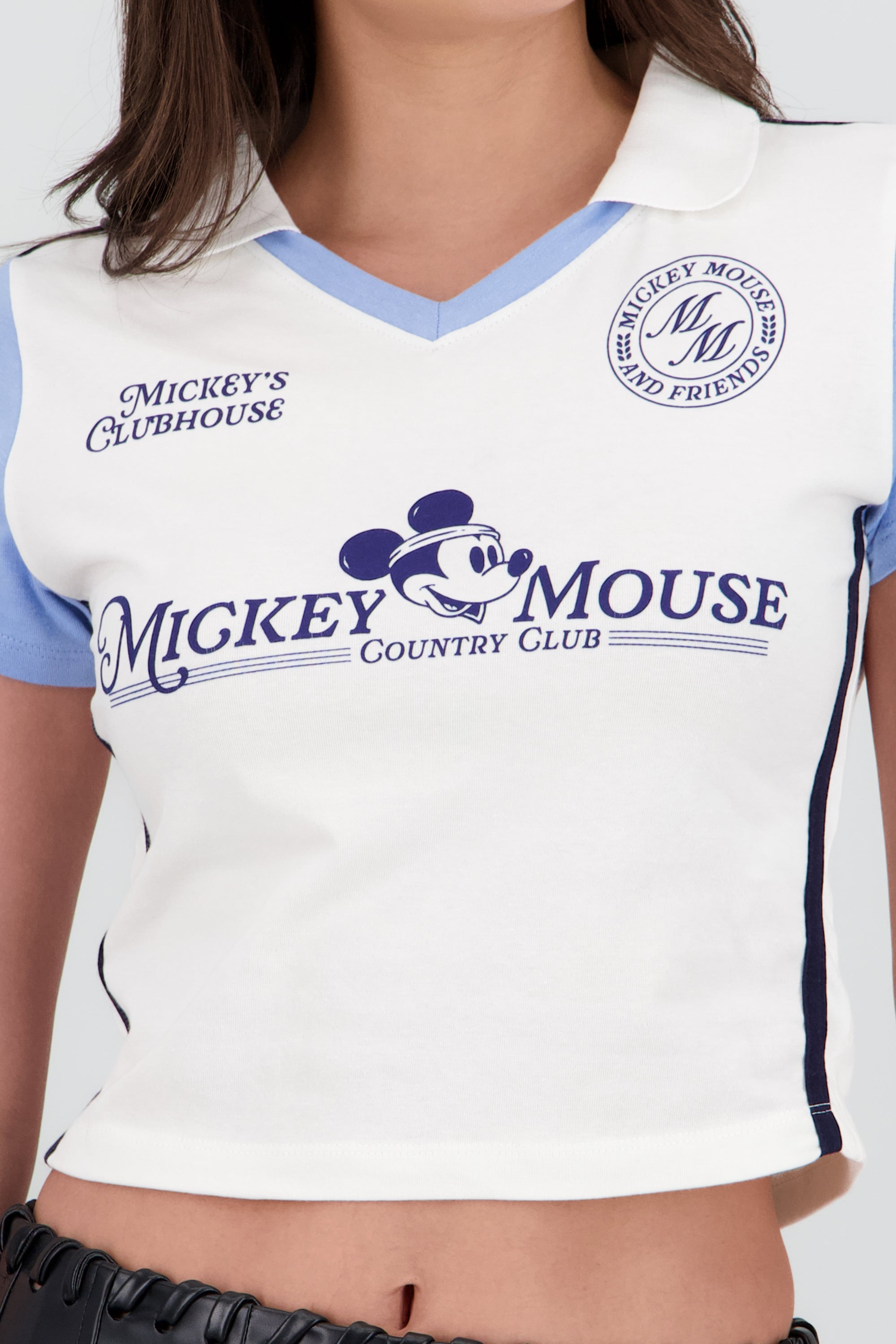Polo deportiva mickey mouse AZUL COMBO