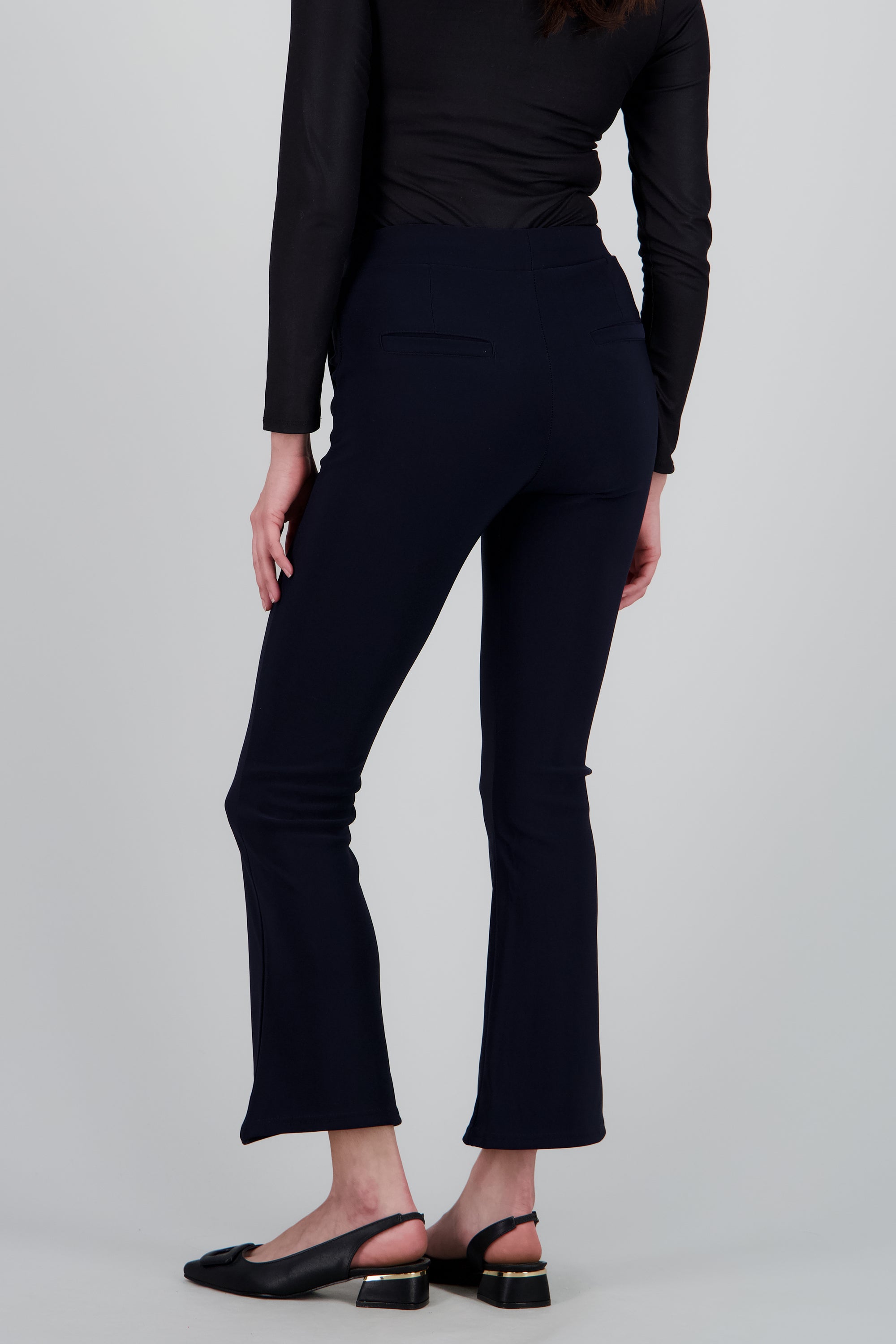Pantalon liso flare MARINO