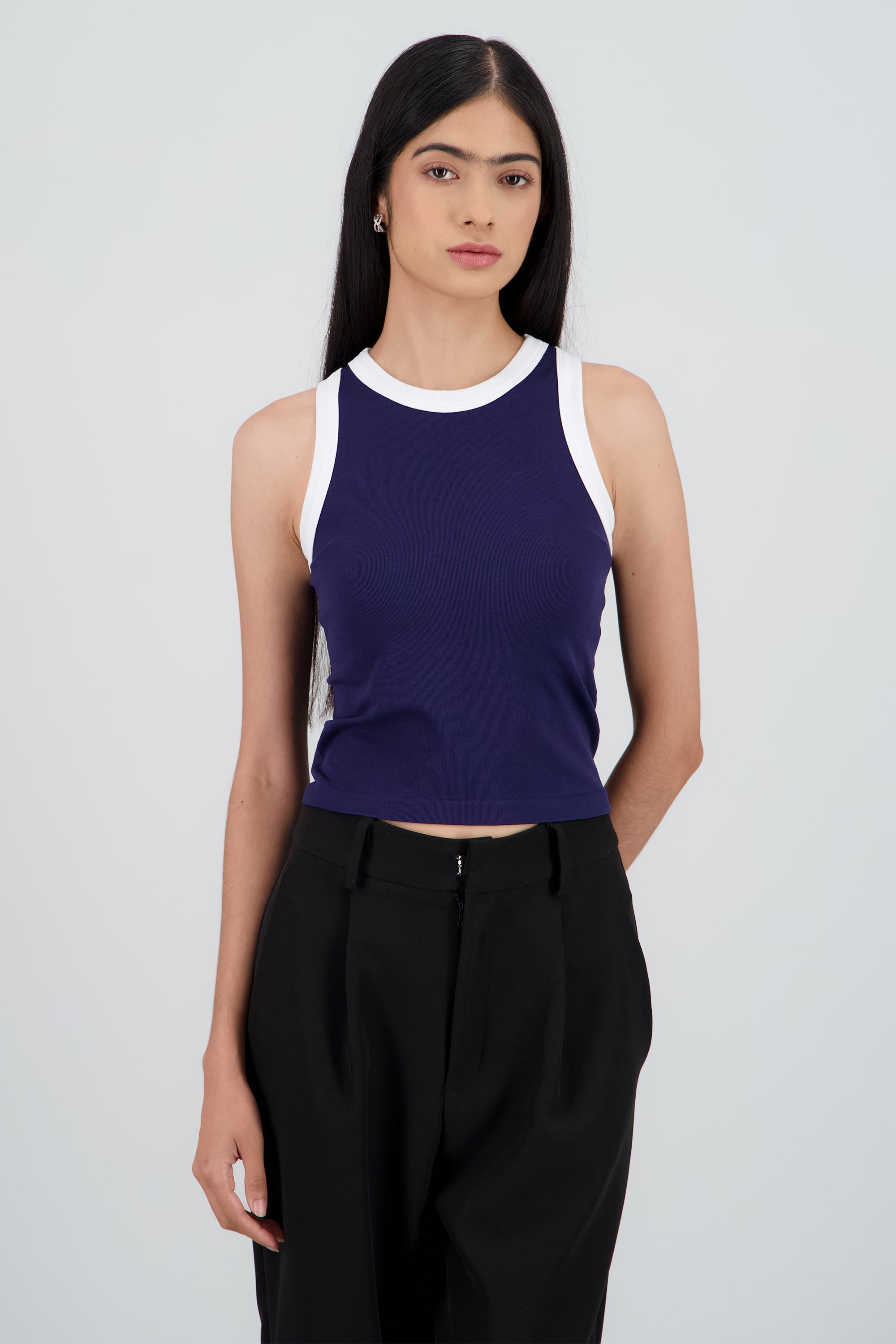 Tank top contraste MARINO COMBO