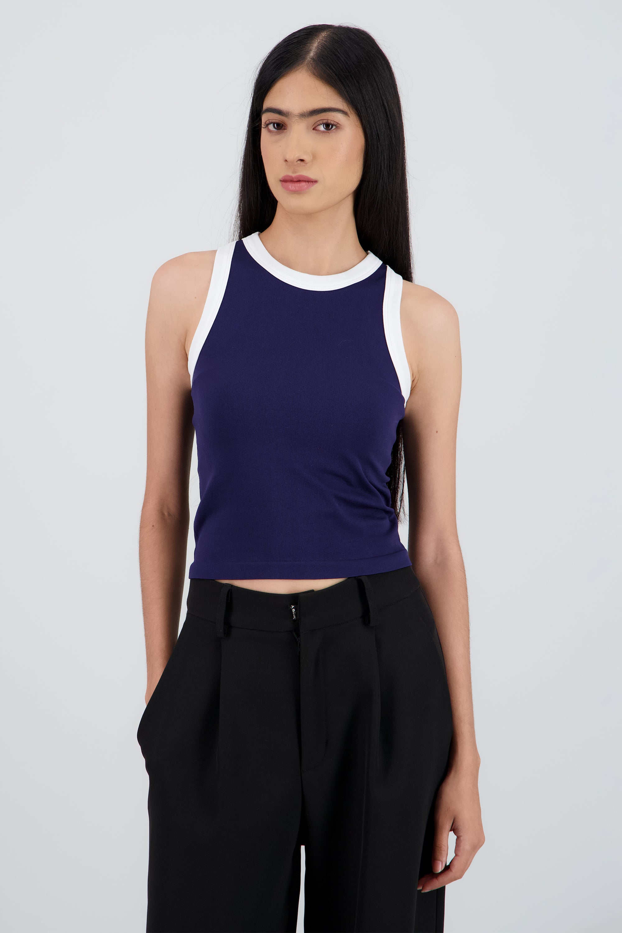 Tank top contraste MARINO COMBO