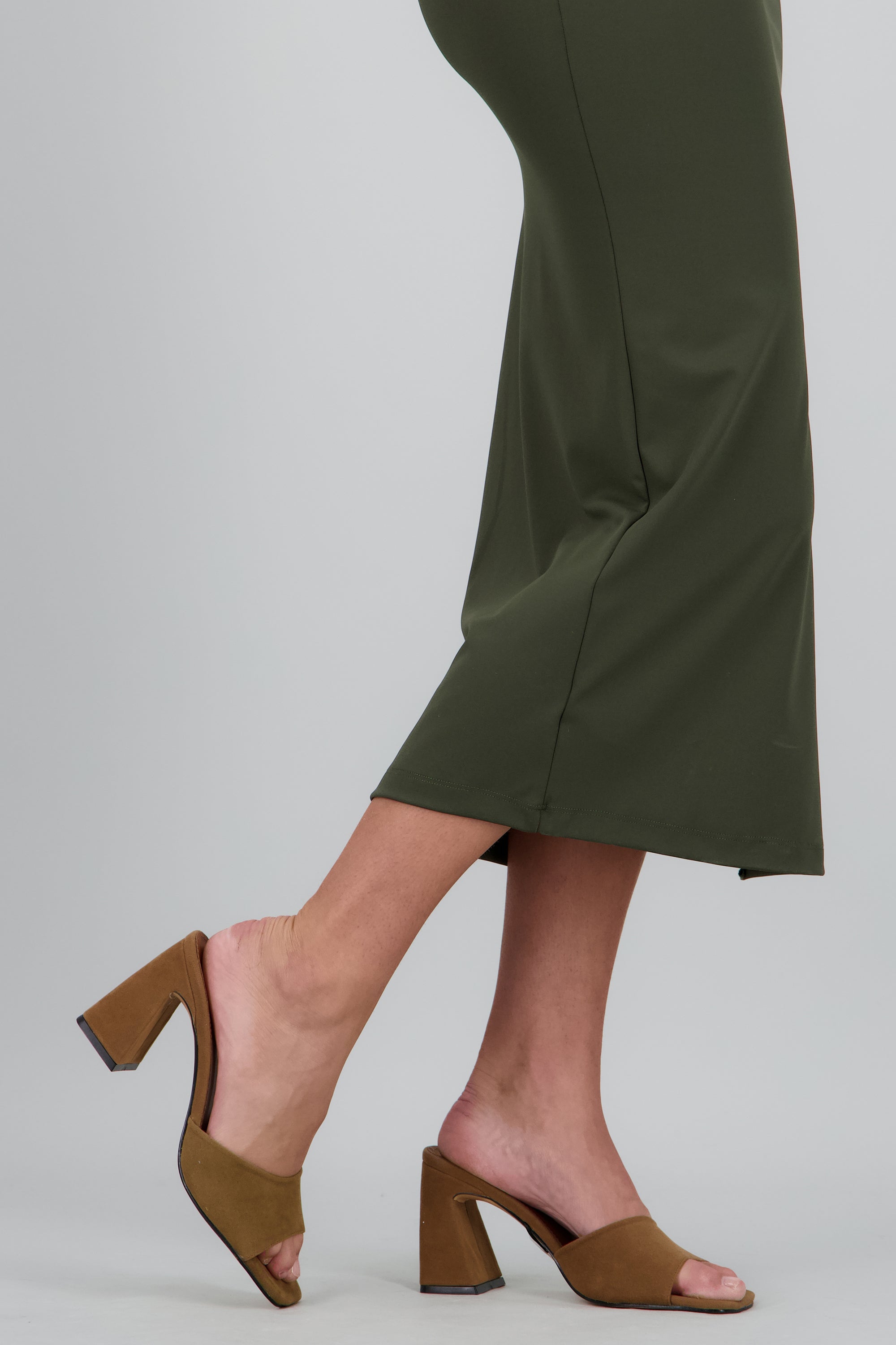 Mula gamuza tacon ancho CAMELLO