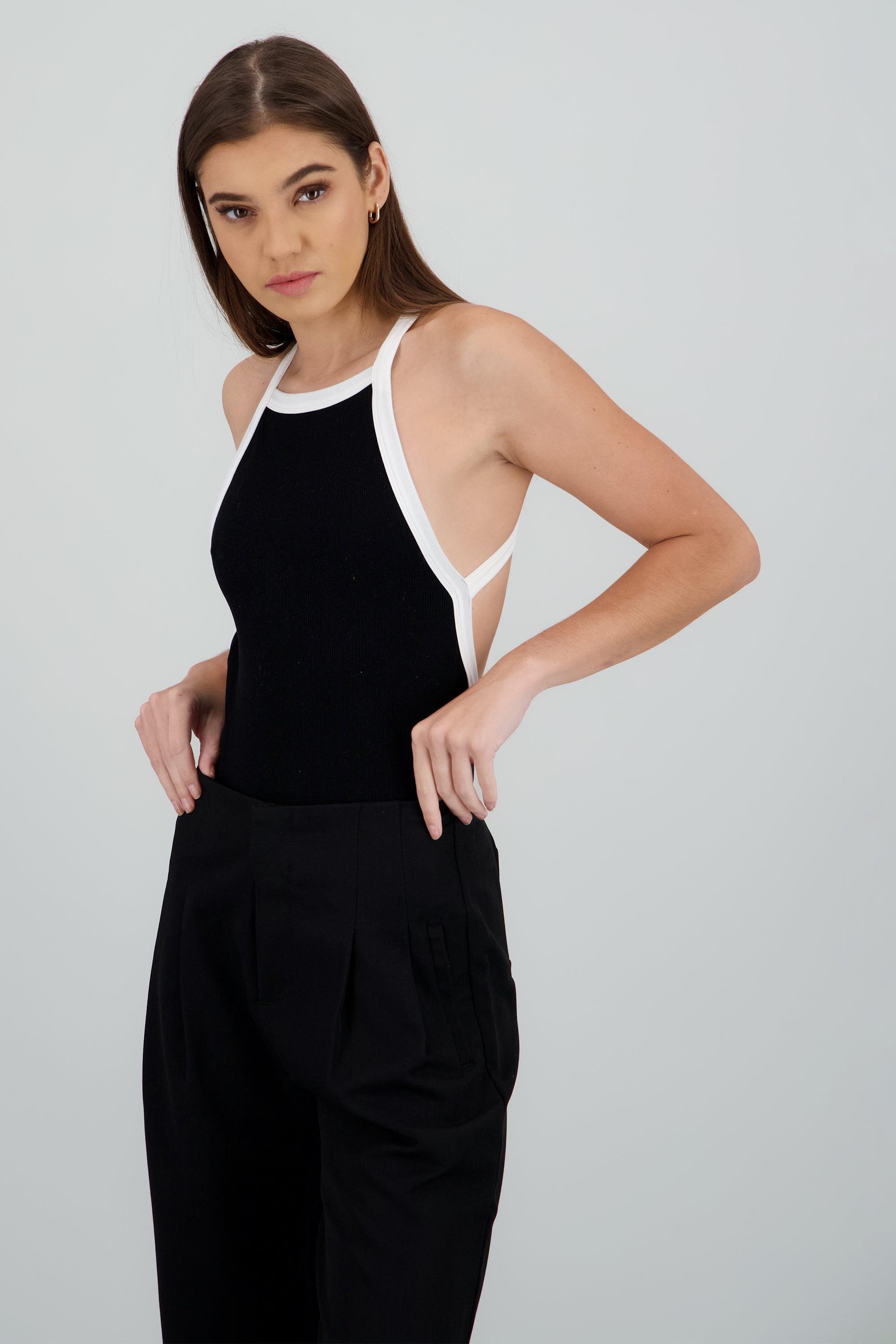 Bodysuit contraste NEGRO COMBO