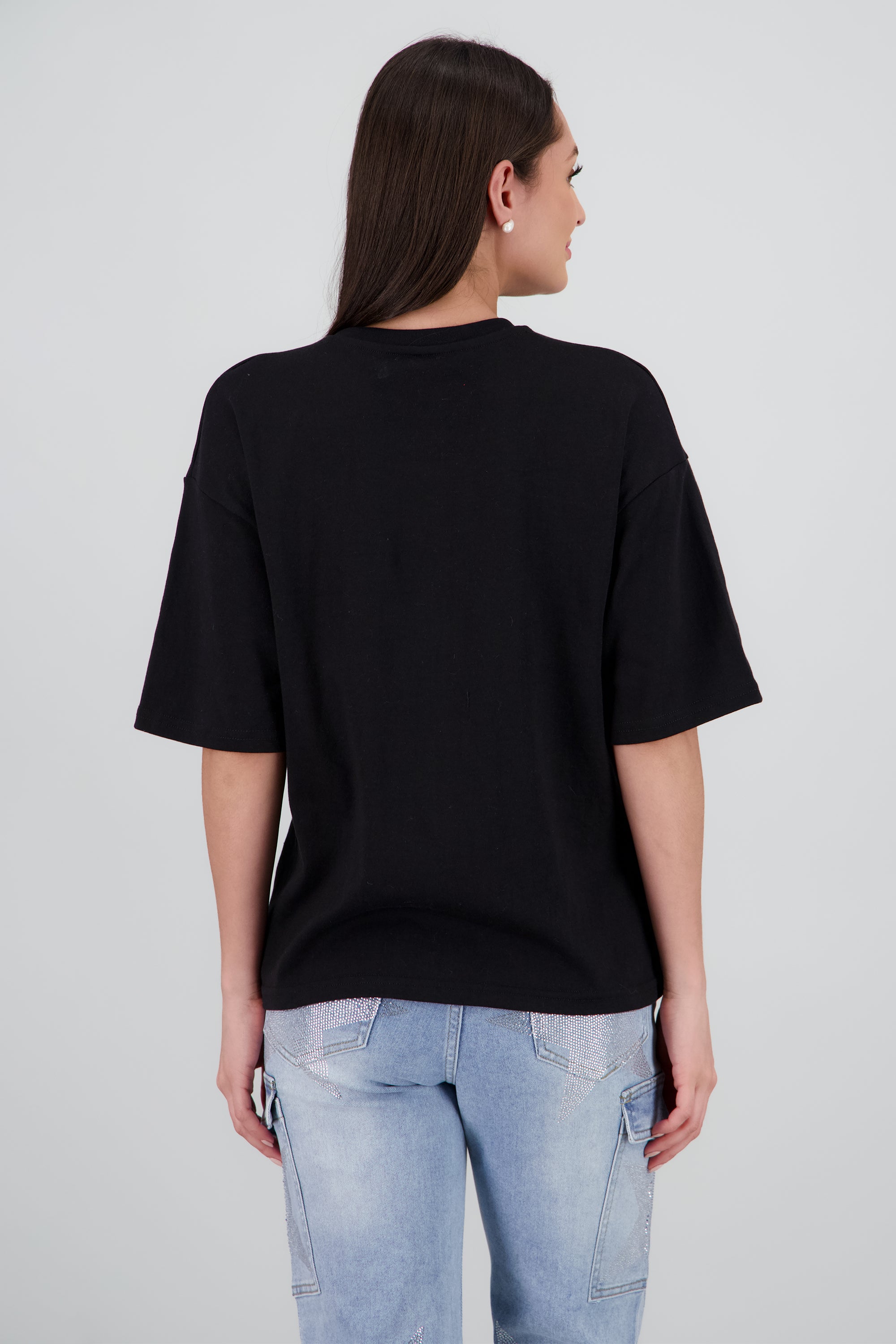 Playera silueta Shawn Mendes NEGRO