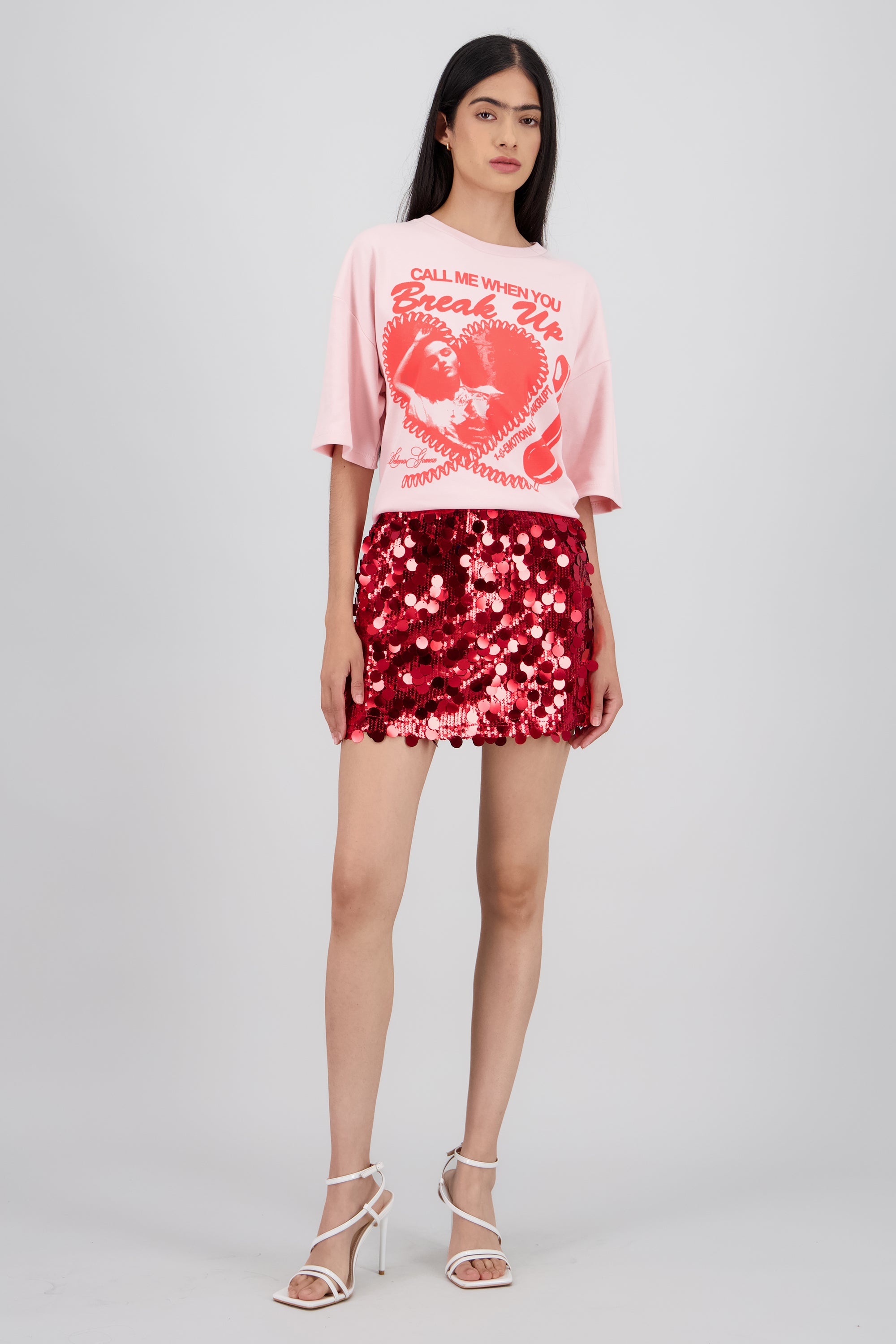 Playera Selena Gomez Call me when you break up ROSA