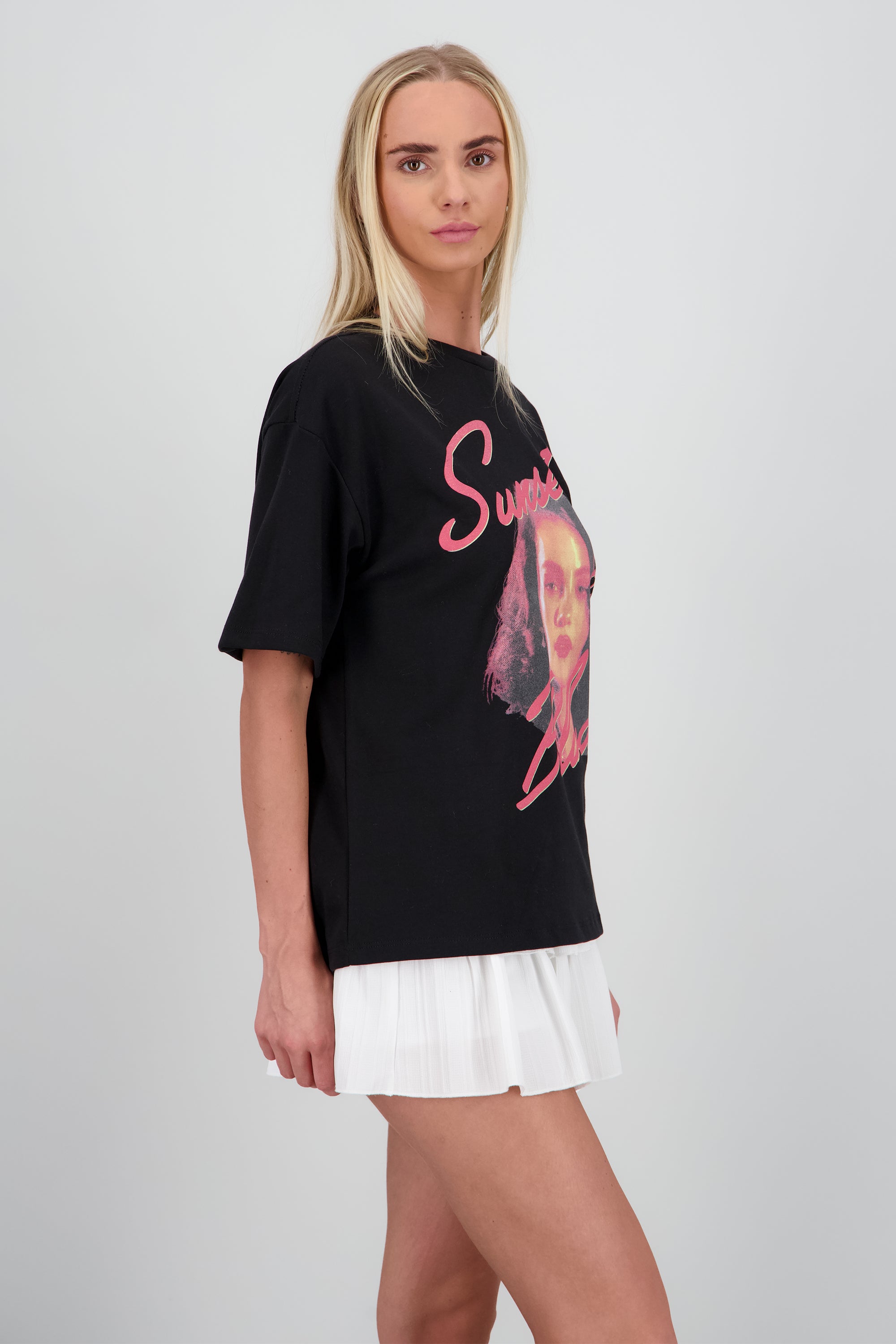 Playera selena gomez NEGRO