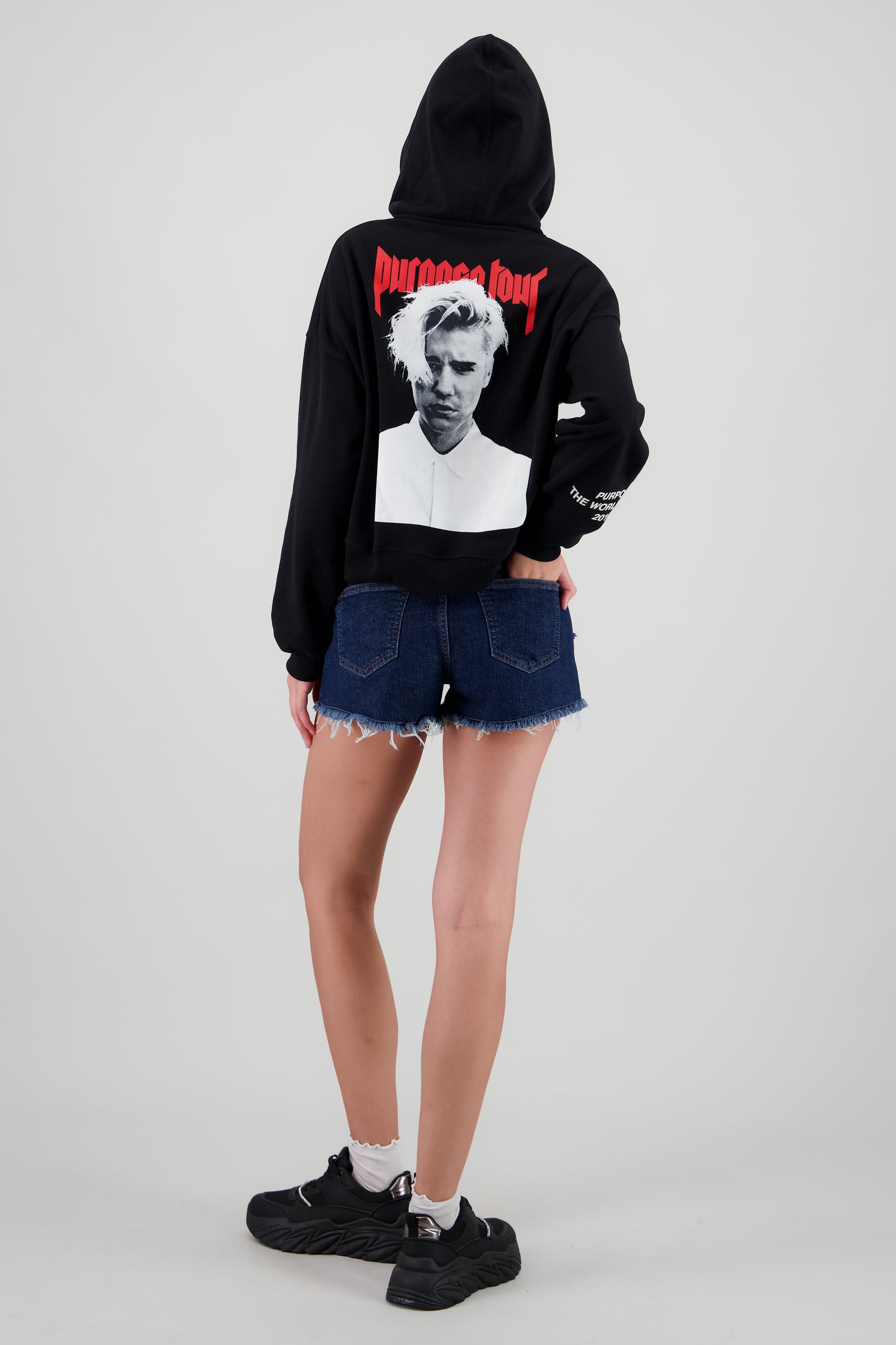 Sudadera Justin Bieber Purpose tour NEGRO