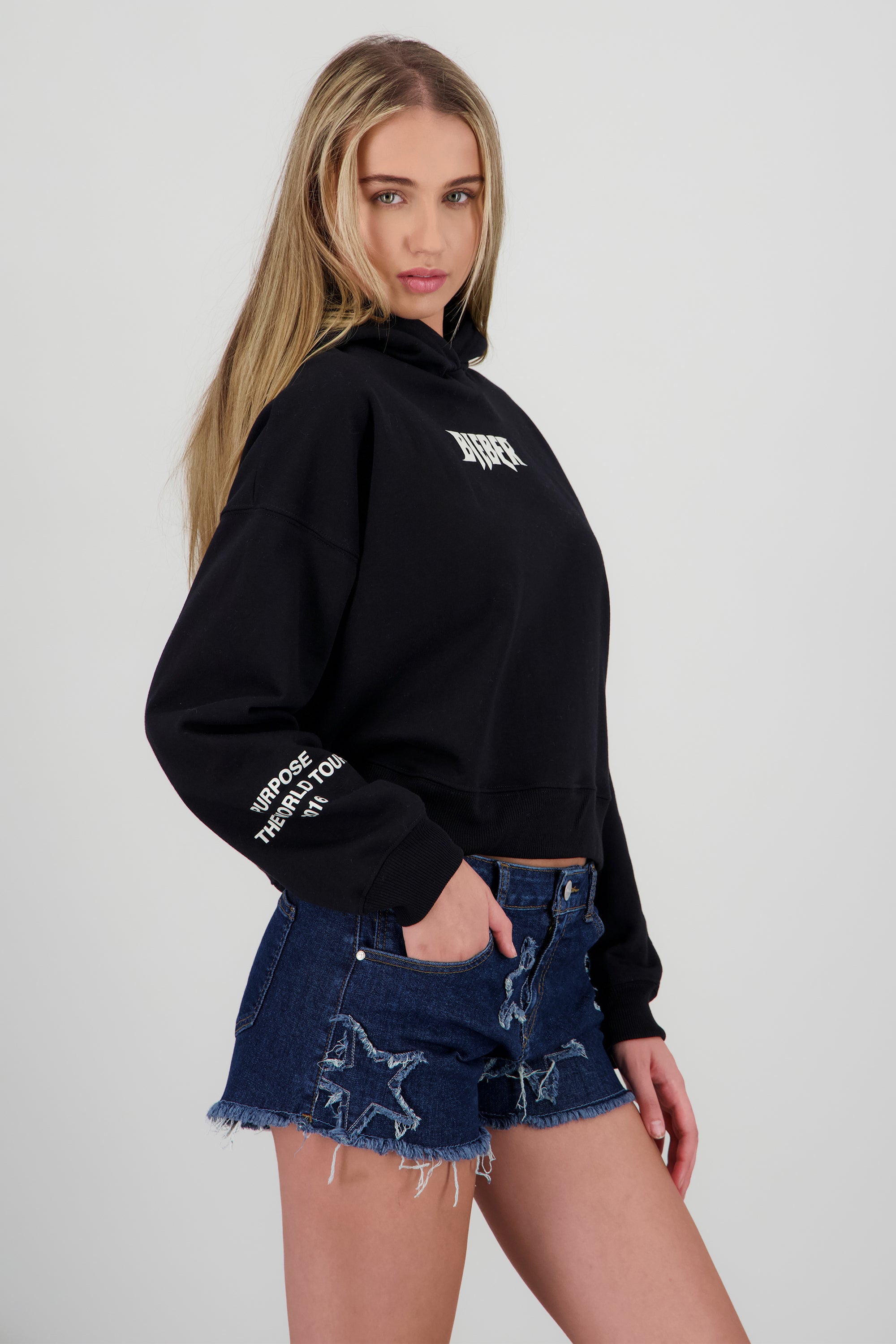 Sudadera Justin Bieber Purpose tour NEGRO