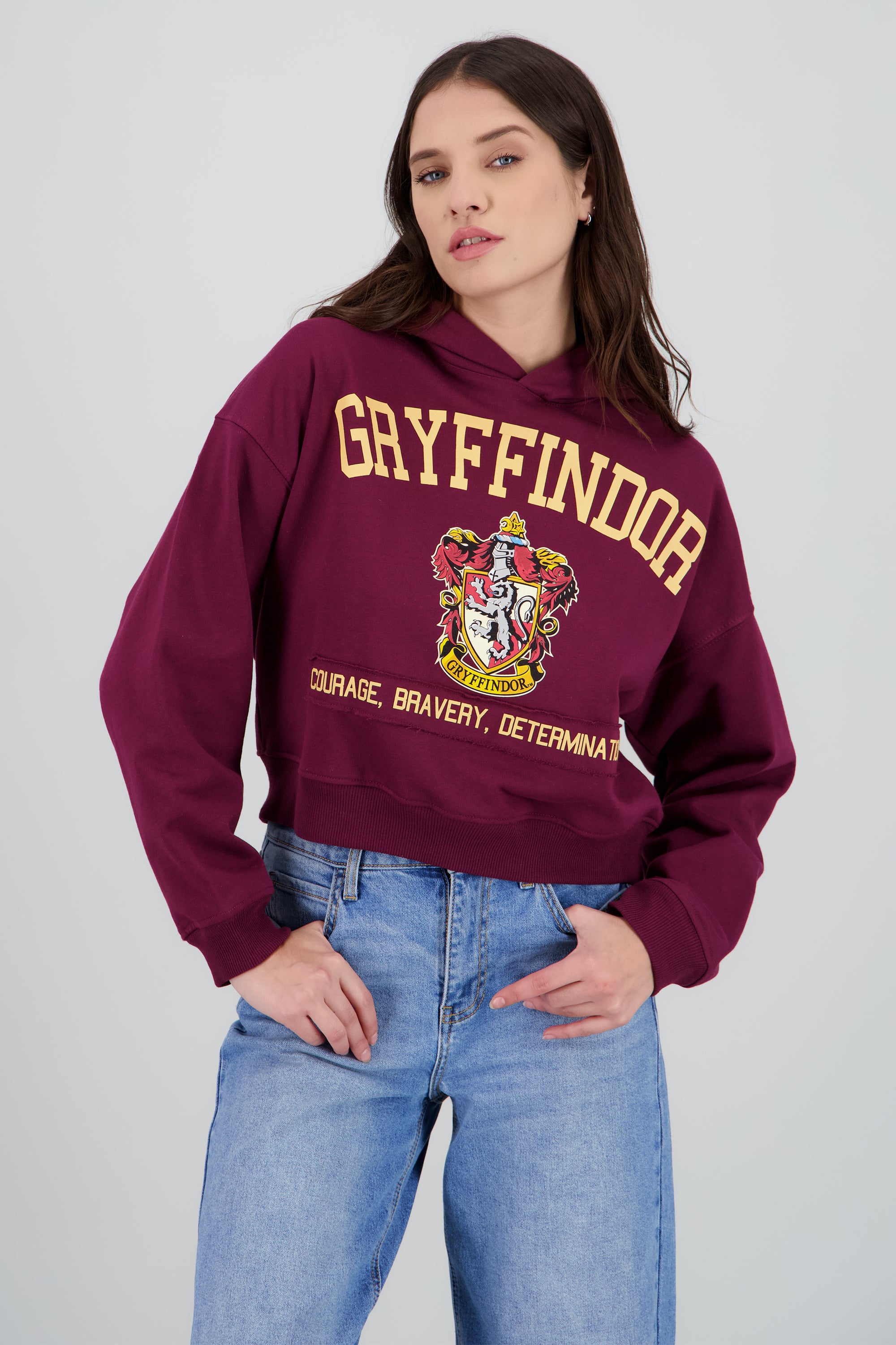 Sudadera griffindor gorro VINO