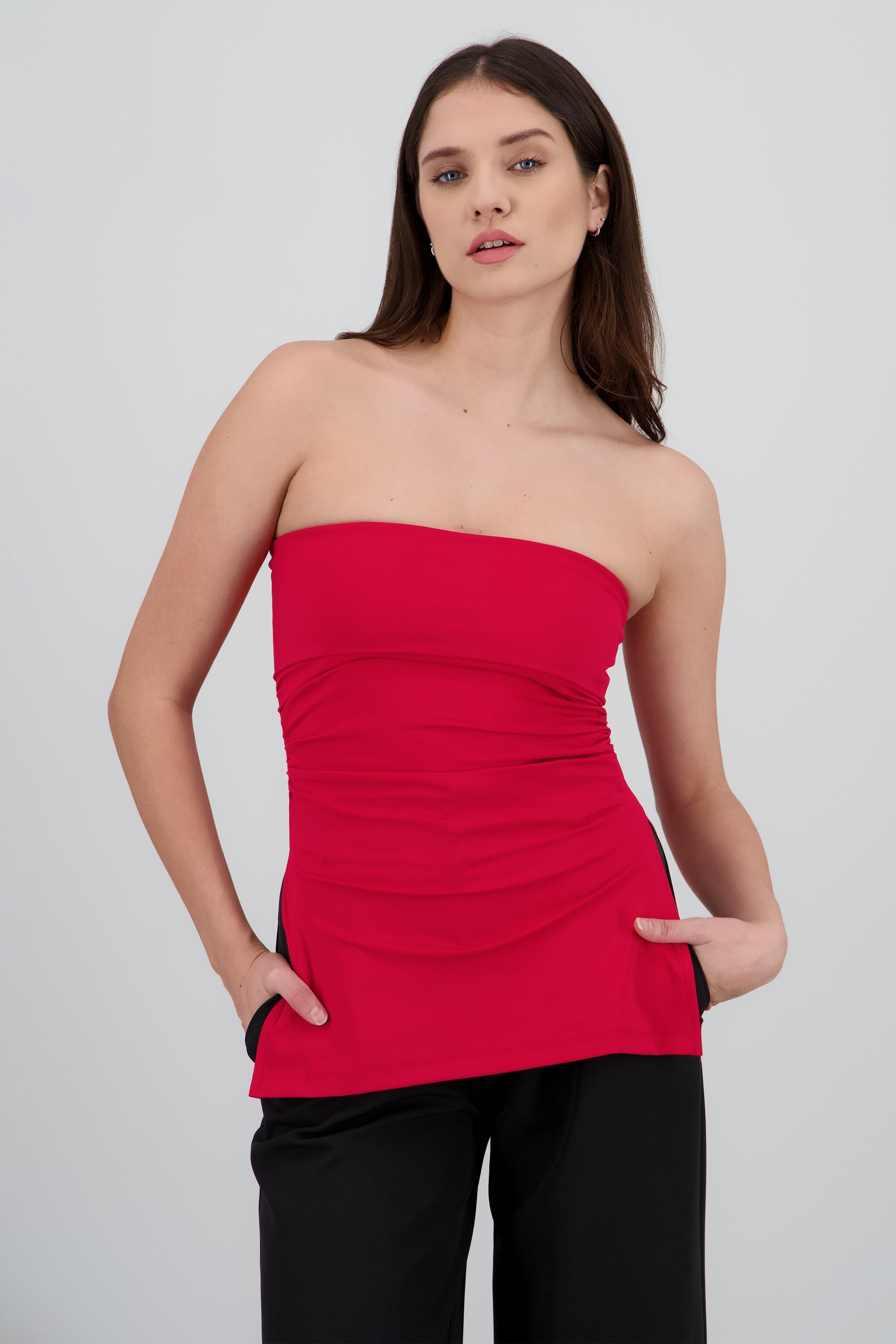 Top dobles maxi ROJO QUEMADO