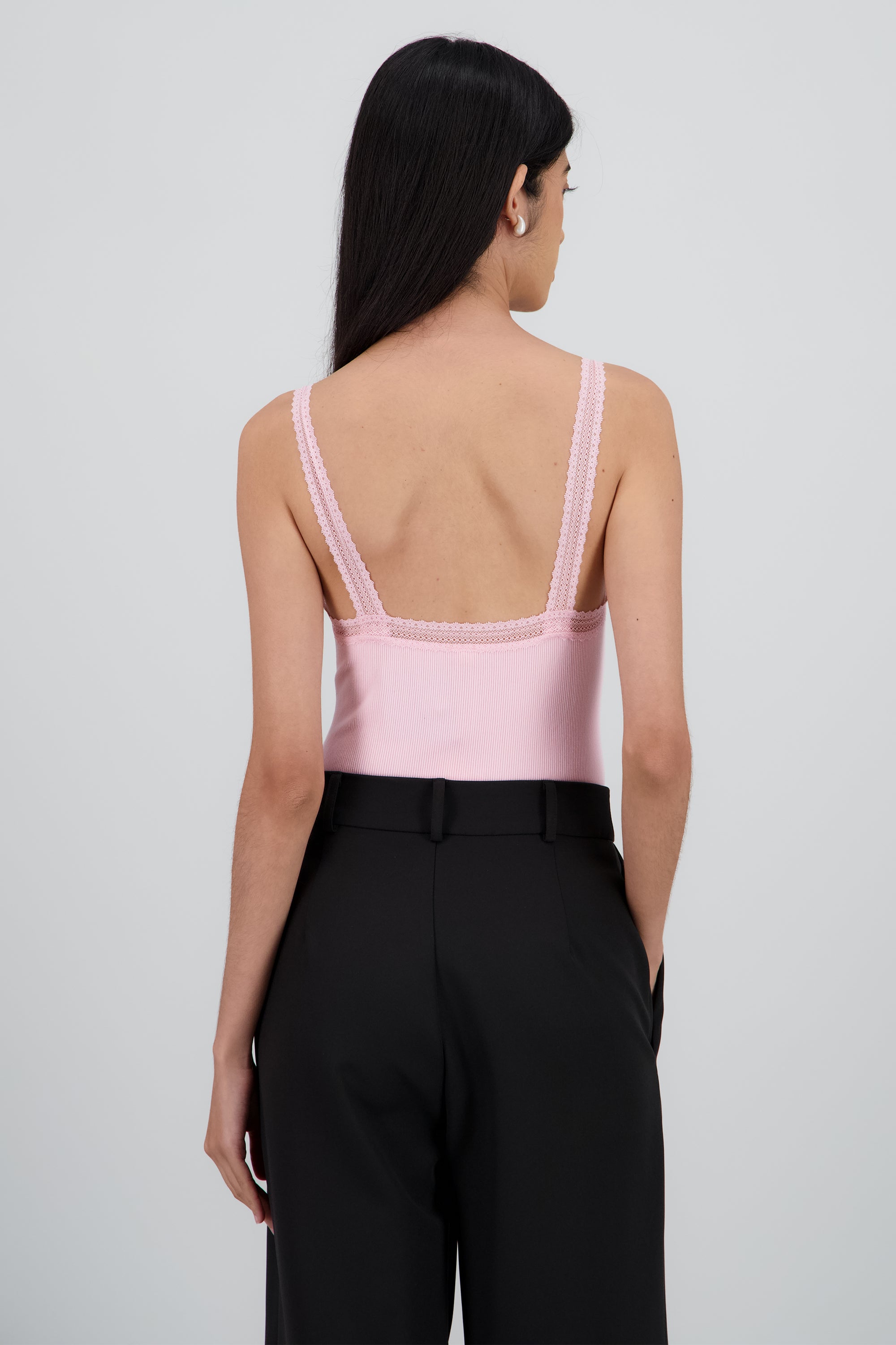 Bodysuit detalle encaje ROSA PASTEL