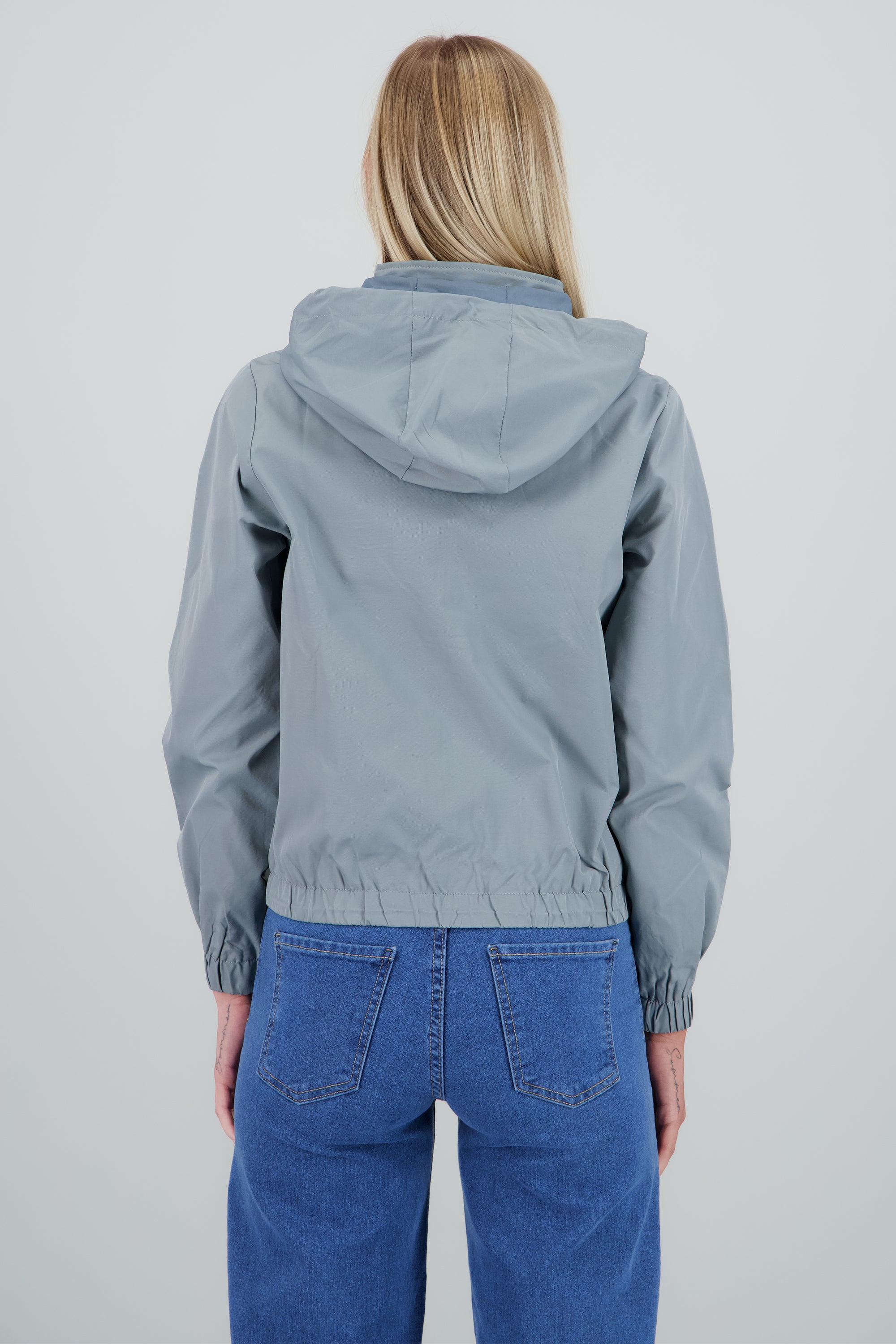 Chamarra ligera lisa GRIS