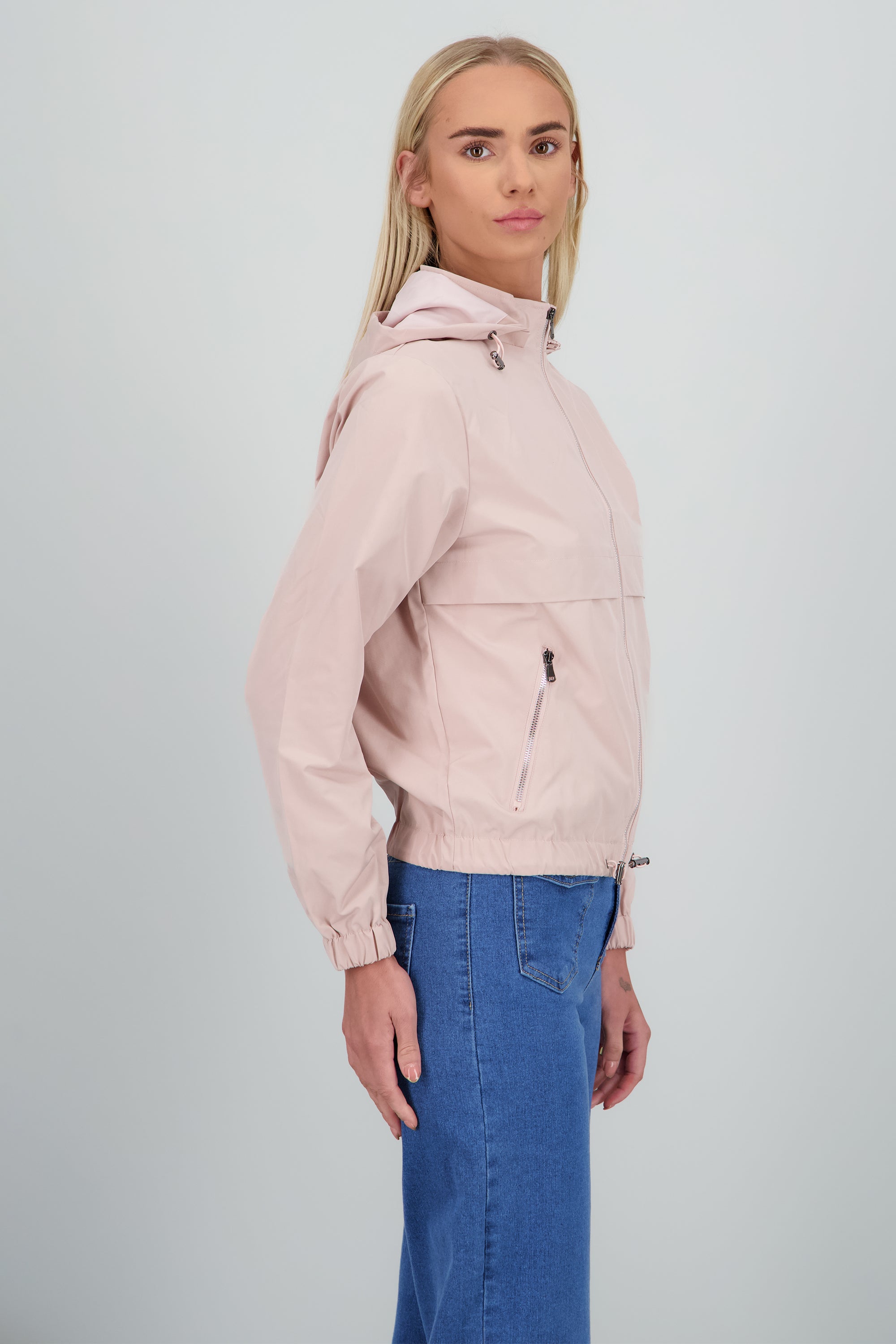 Chamarra ligera lisa ROSA