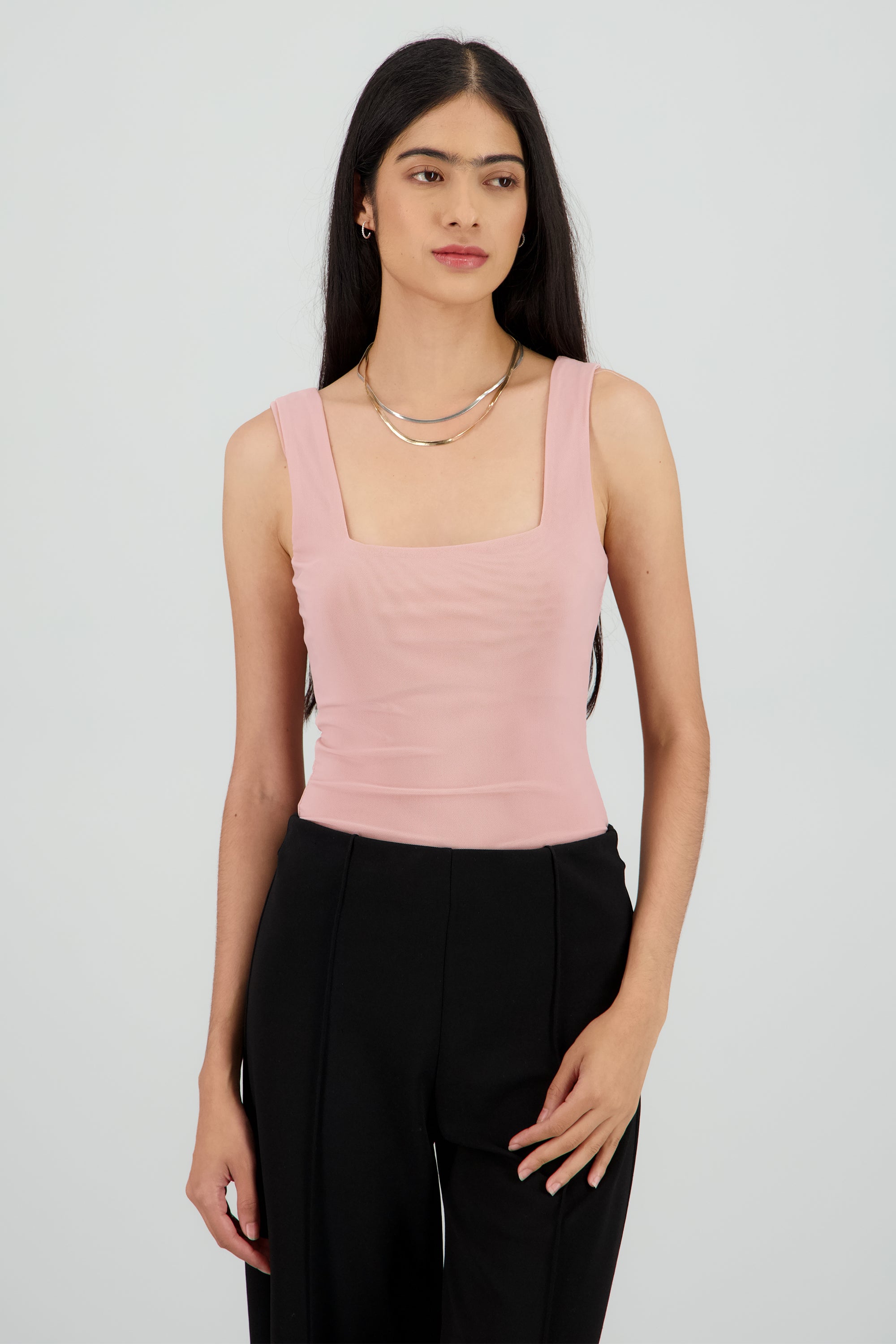 BODYSUIT ESCOTE CUADRADO SIN MANGA MALVA