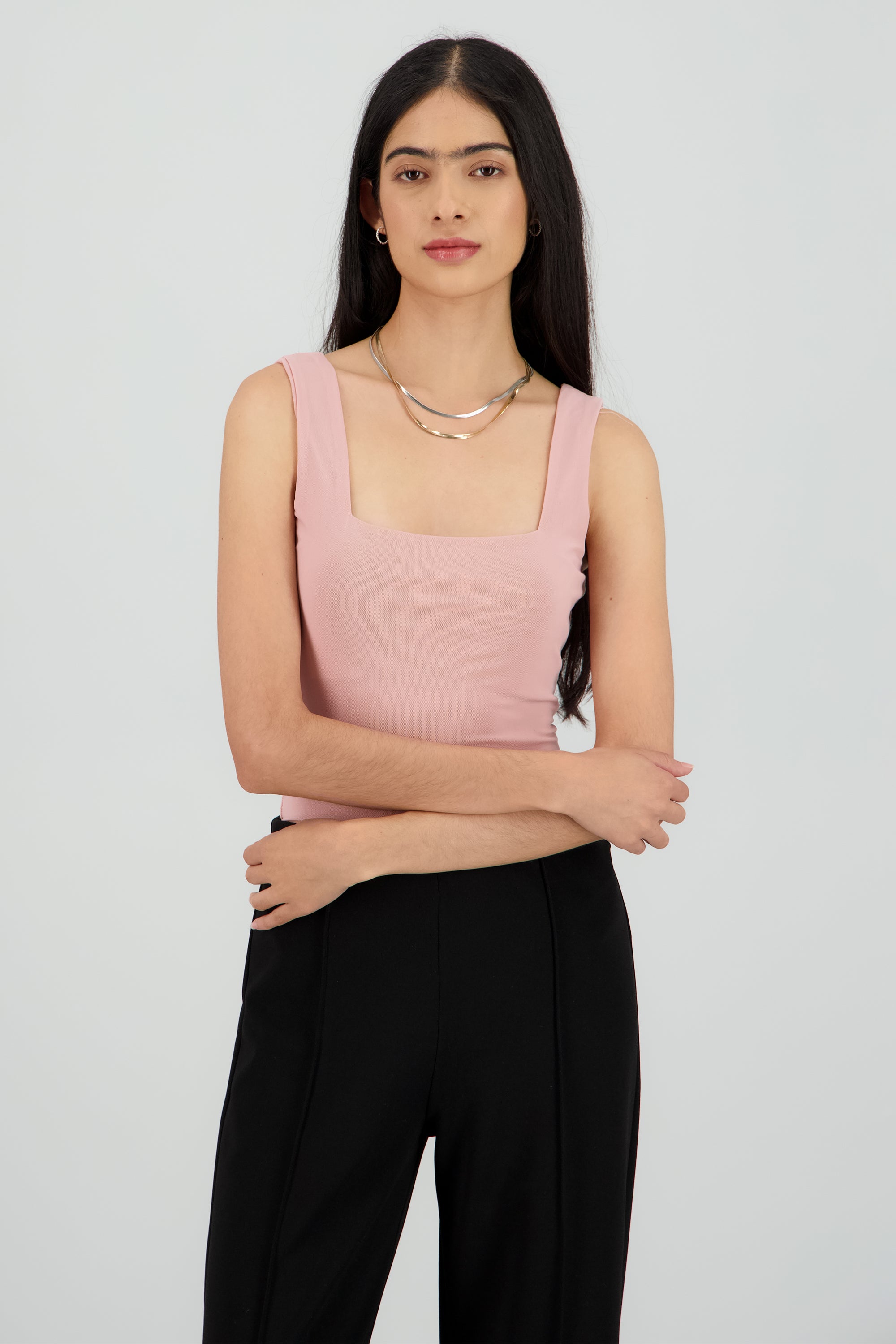 BODYSUIT ESCOTE CUADRADO SIN MANGA MALVA