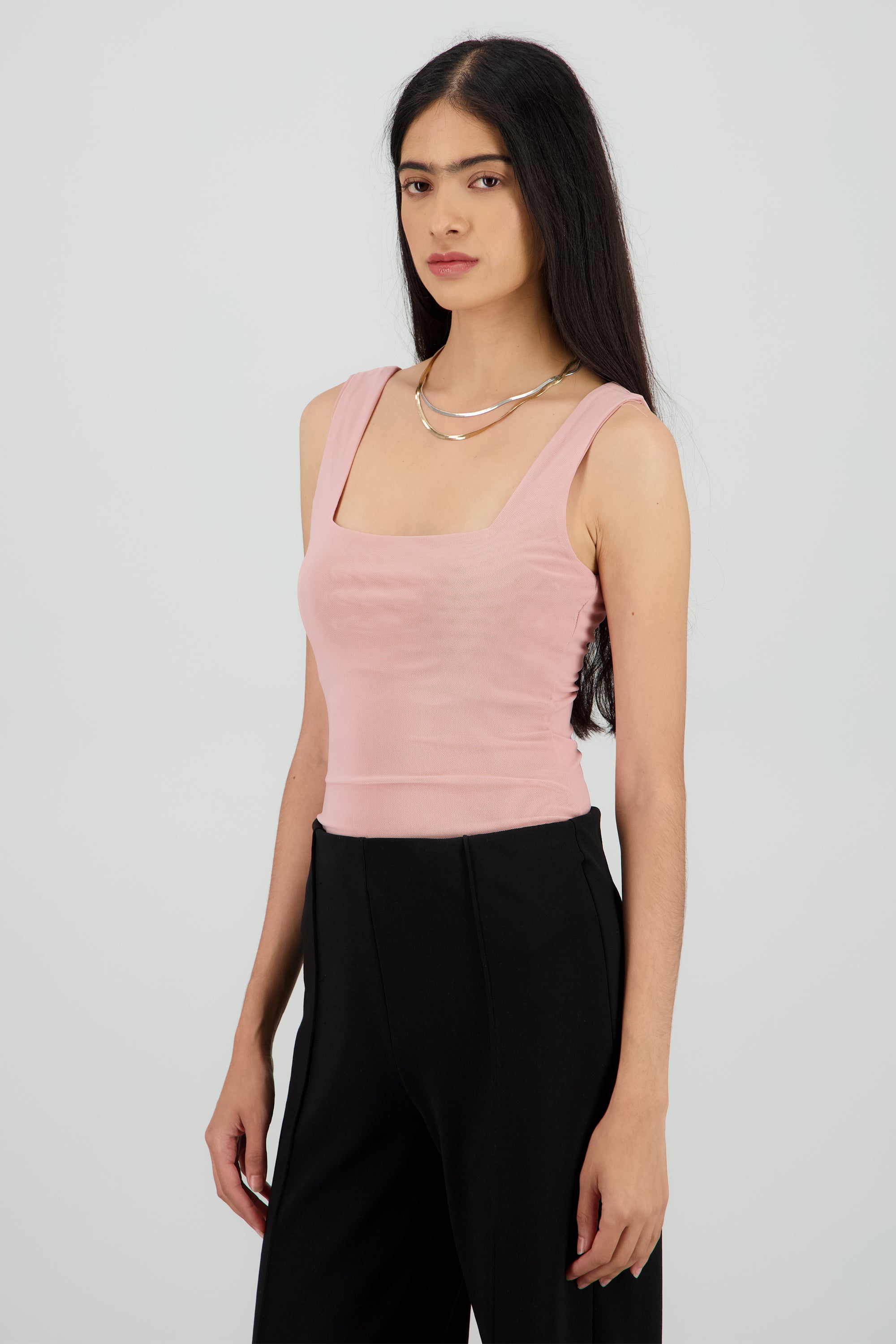 BODYSUIT ESCOTE CUADRADO SIN MANGA MALVA