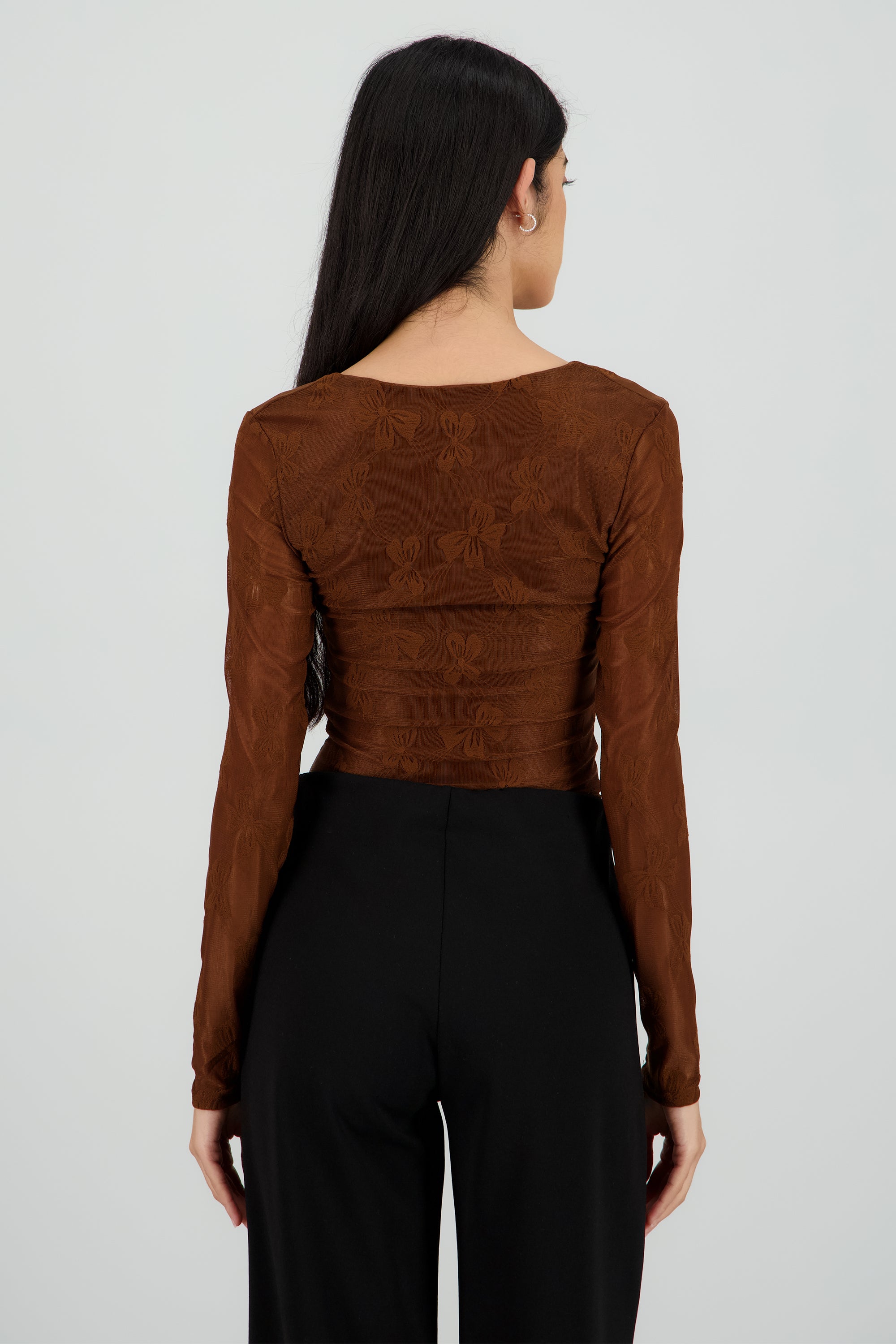 BODYSUIT ENCAJE CHOCOLATE