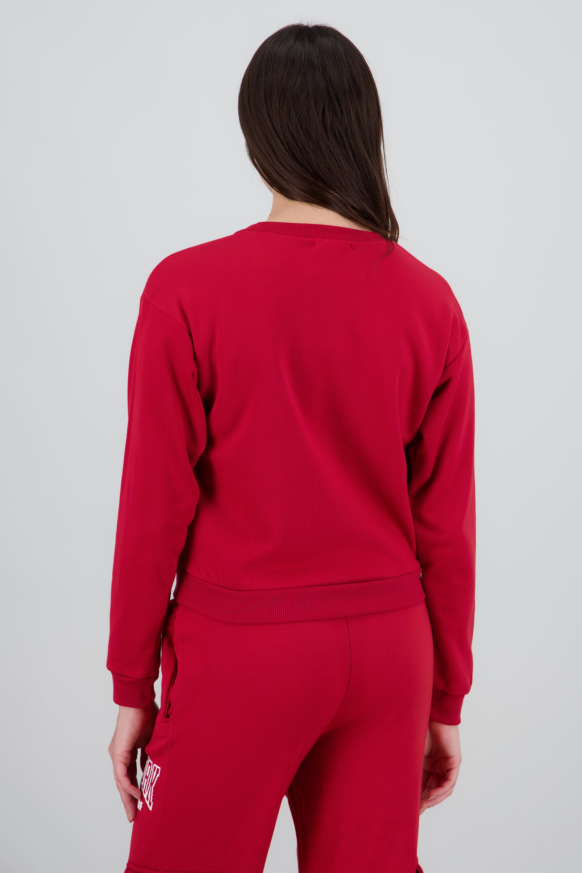 Sudadera fleece new york ROJO QUEMADO