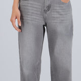 Jeans straight desgaste