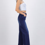 Jeans straight brillo