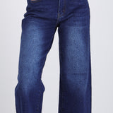 Jeans straight brillo
