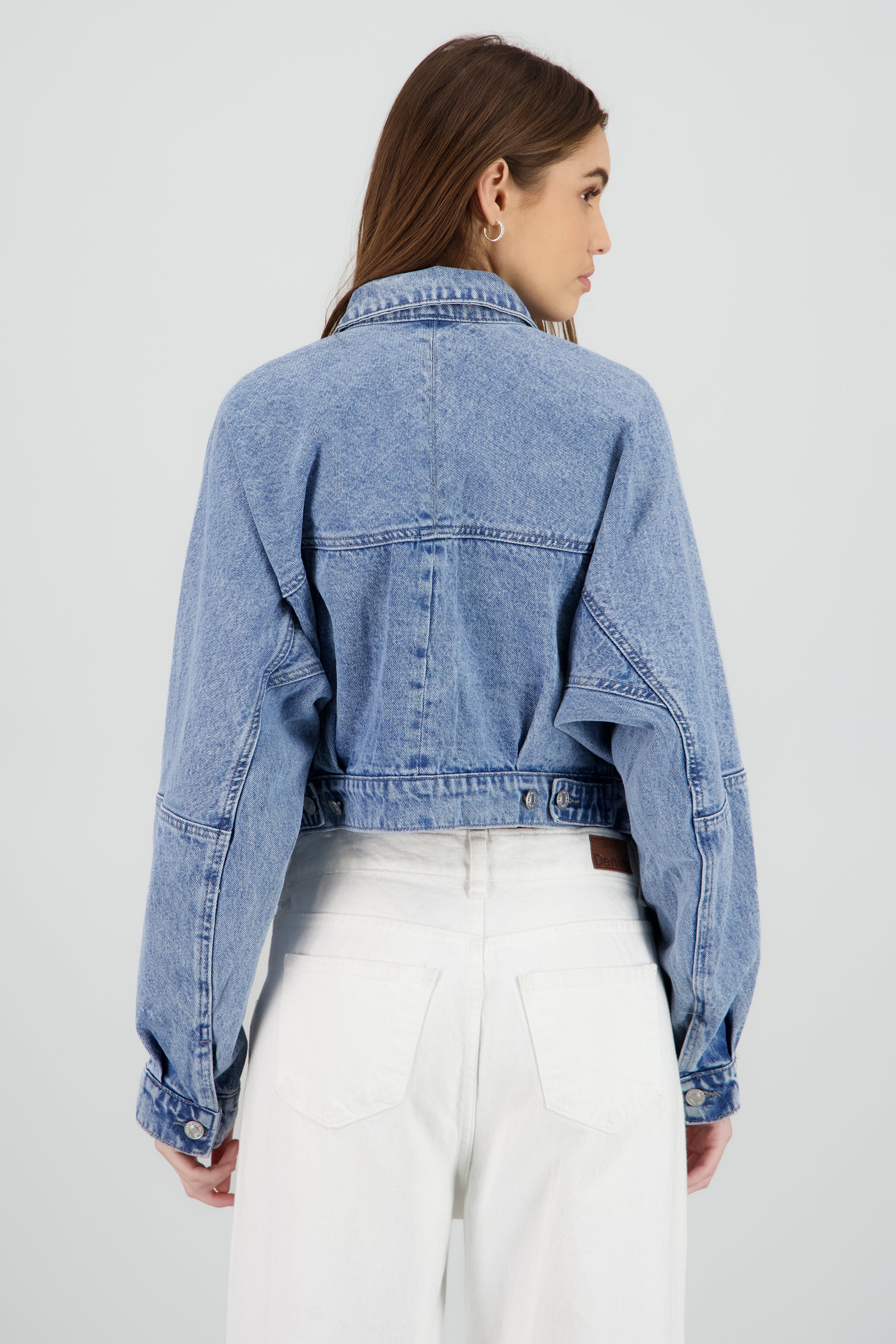 Chamarra oversize bolsas DARK WASH