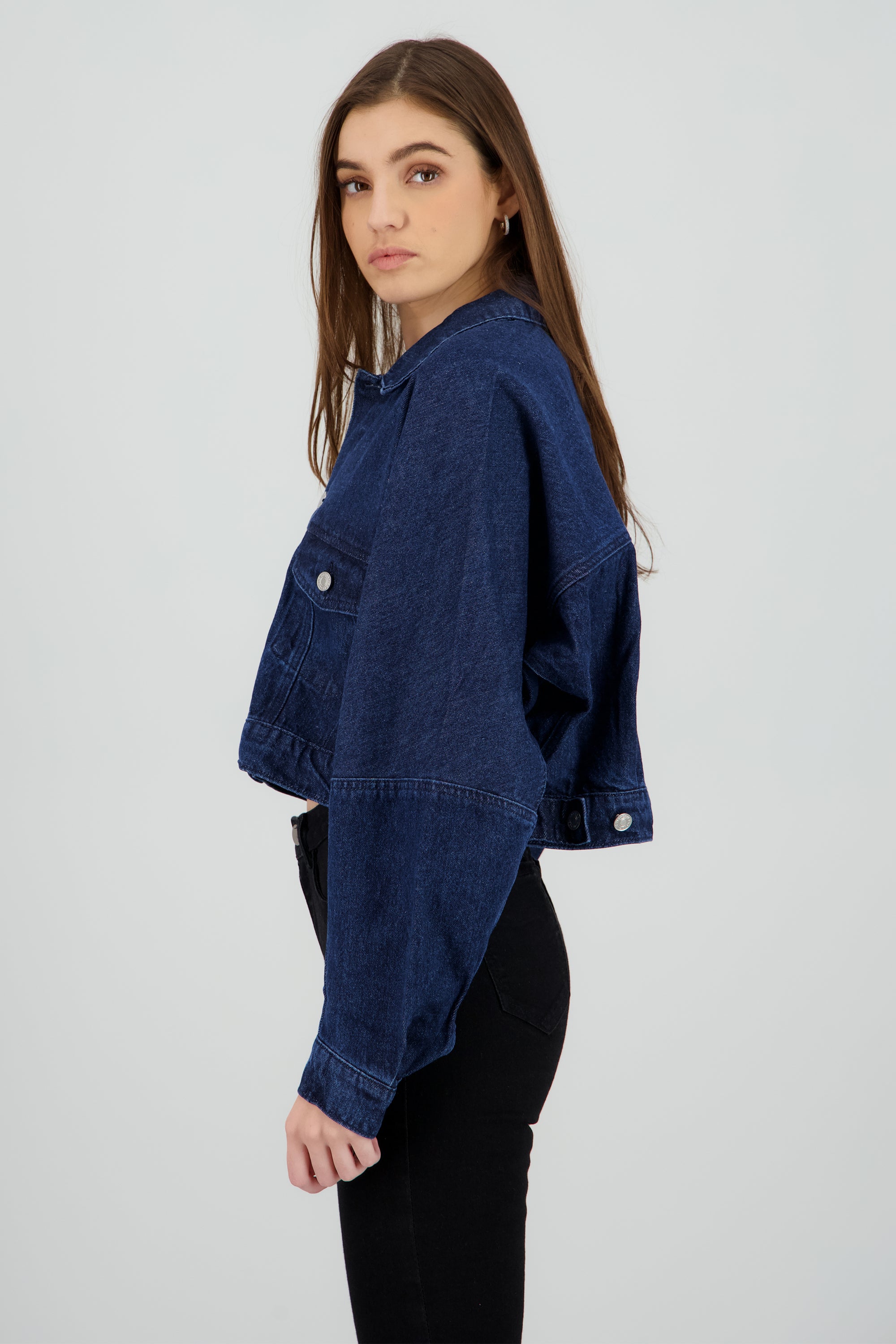 Chamarra oversize bolsas MEDIUM WASH