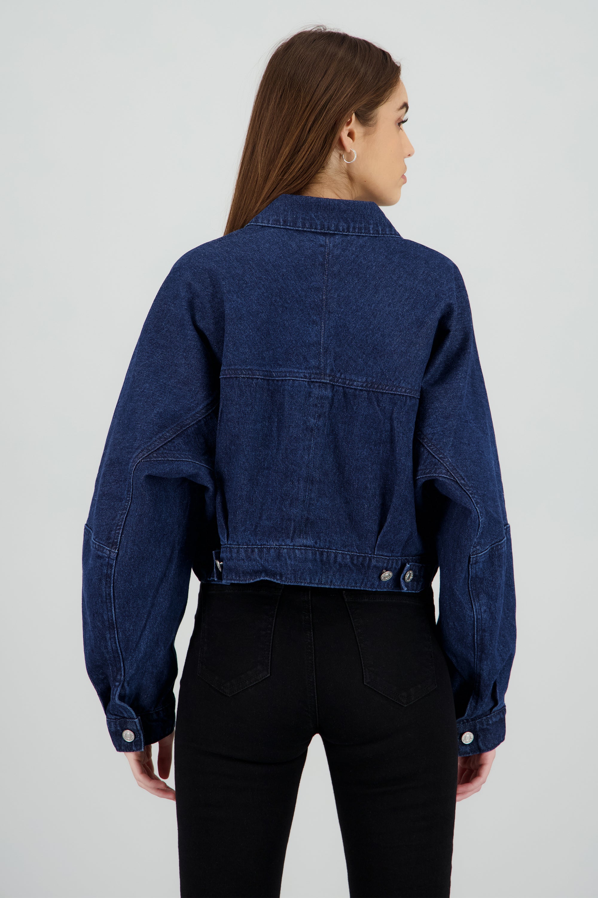 Chamarra oversize bolsas MEDIUM WASH