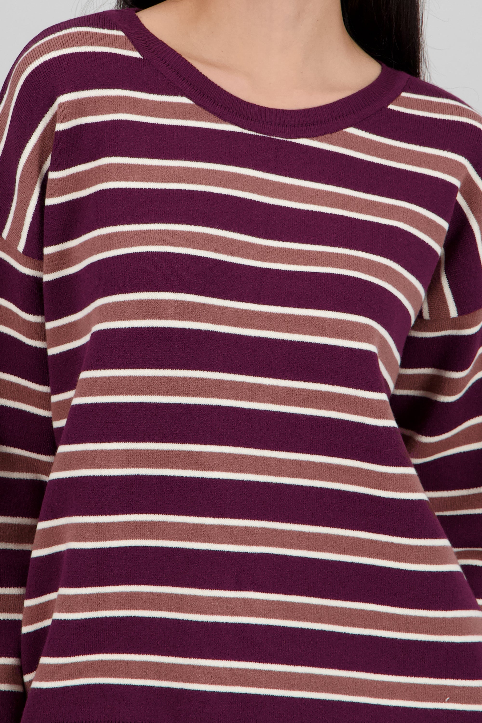 Sueter doble raya VINO COMBO