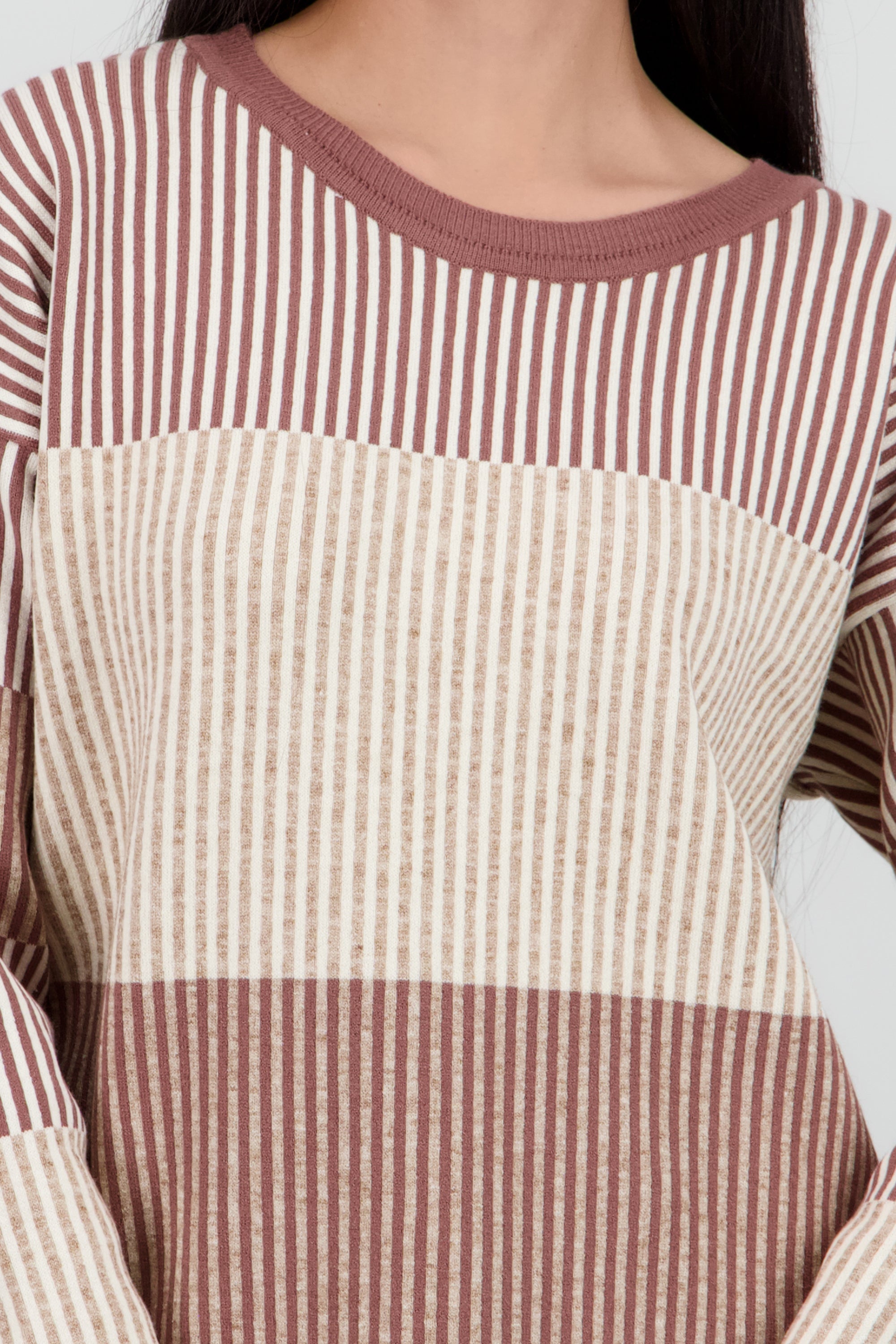 Sueter lineas CAFE COMBO