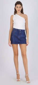 Mini falda full brillo