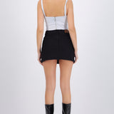 Mini falda full brillo