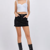 Mini falda full brillo
