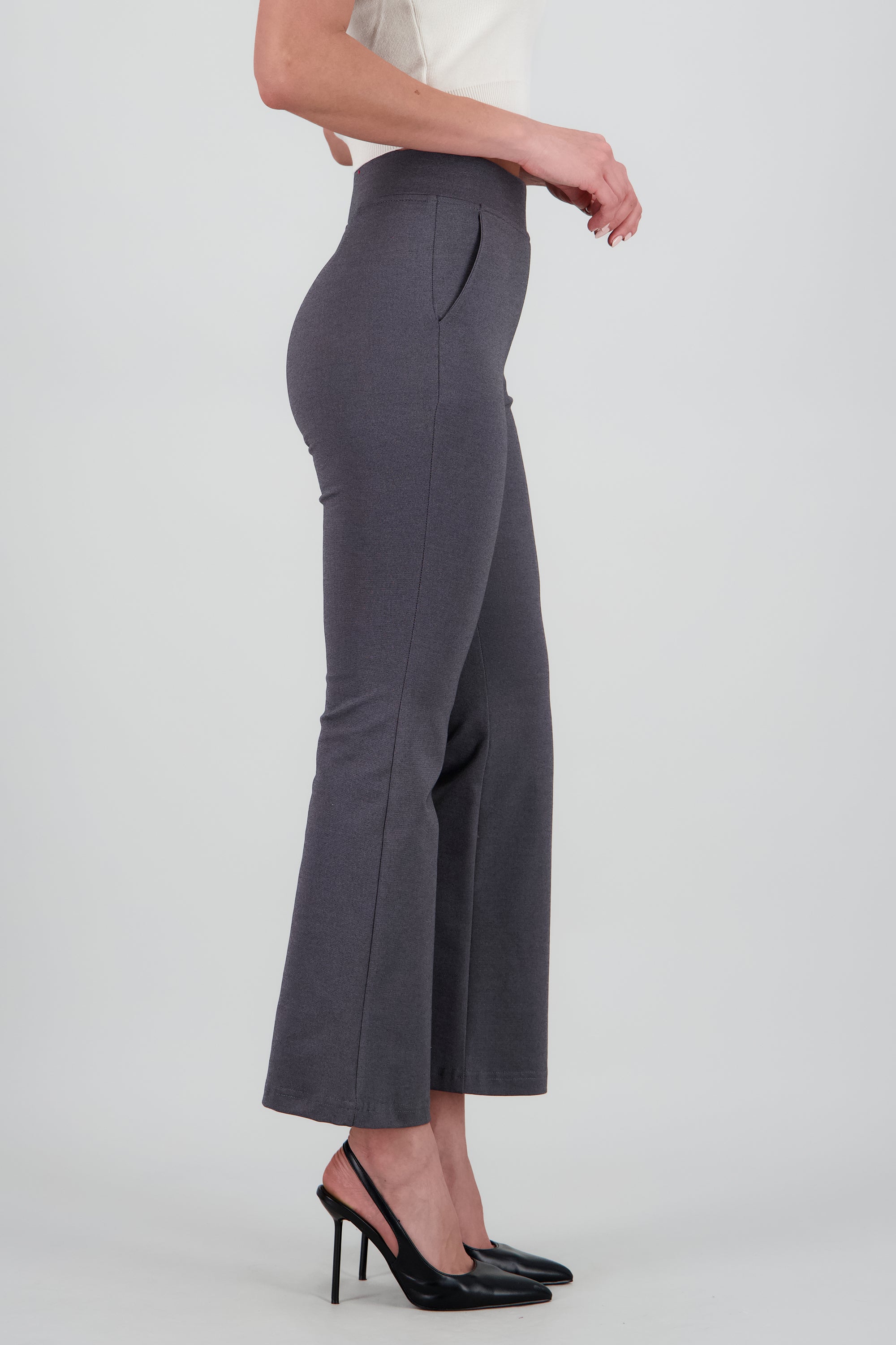 Leggings pretina detalle GRIS OBSCURO