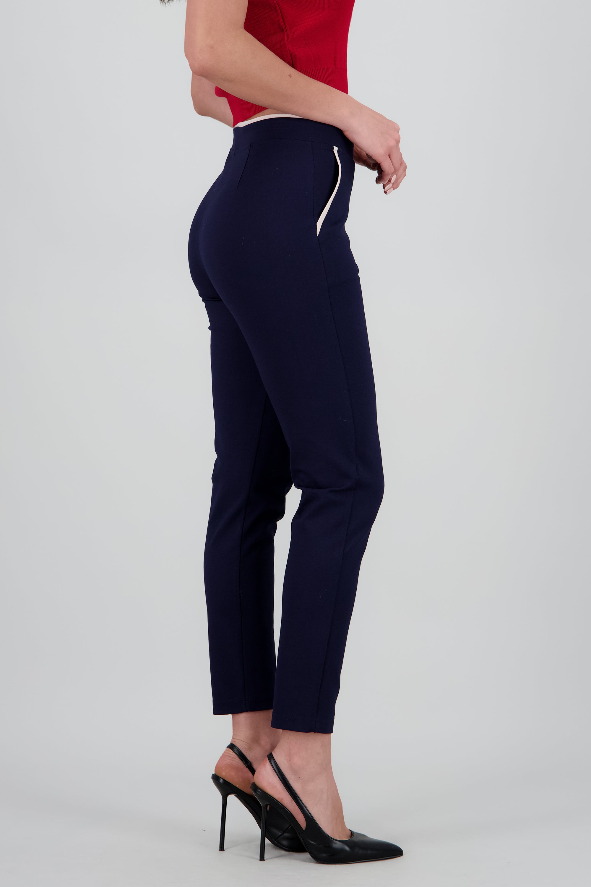 Pantalon contraste MARINO COMBO