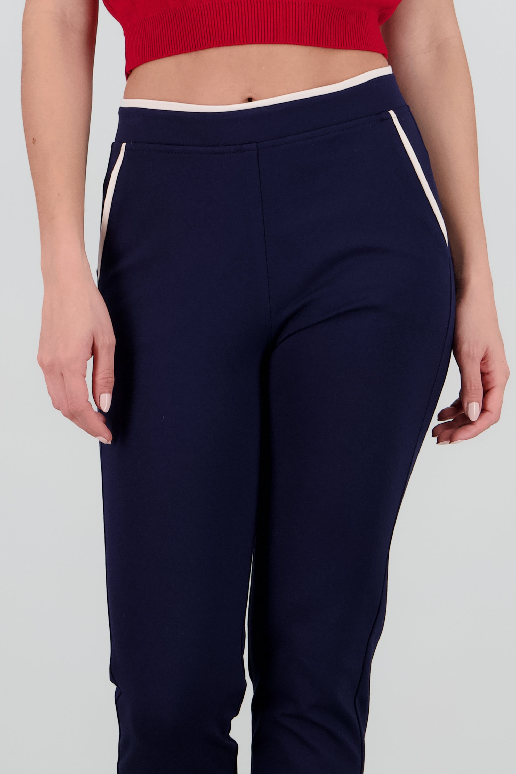 Pantalon contraste MARINO COMBO