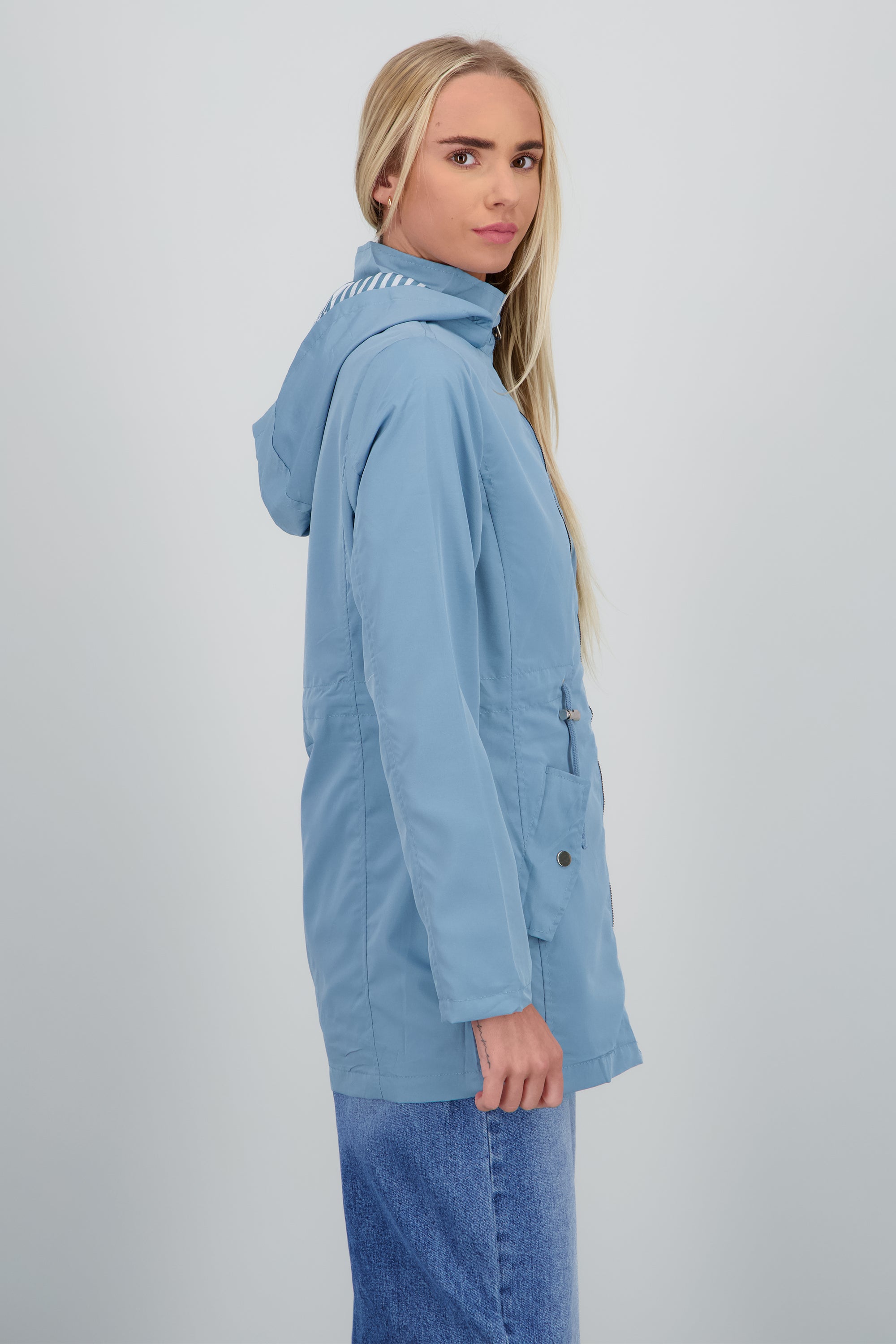 GABARDINA LIGERA JARETA AZUL