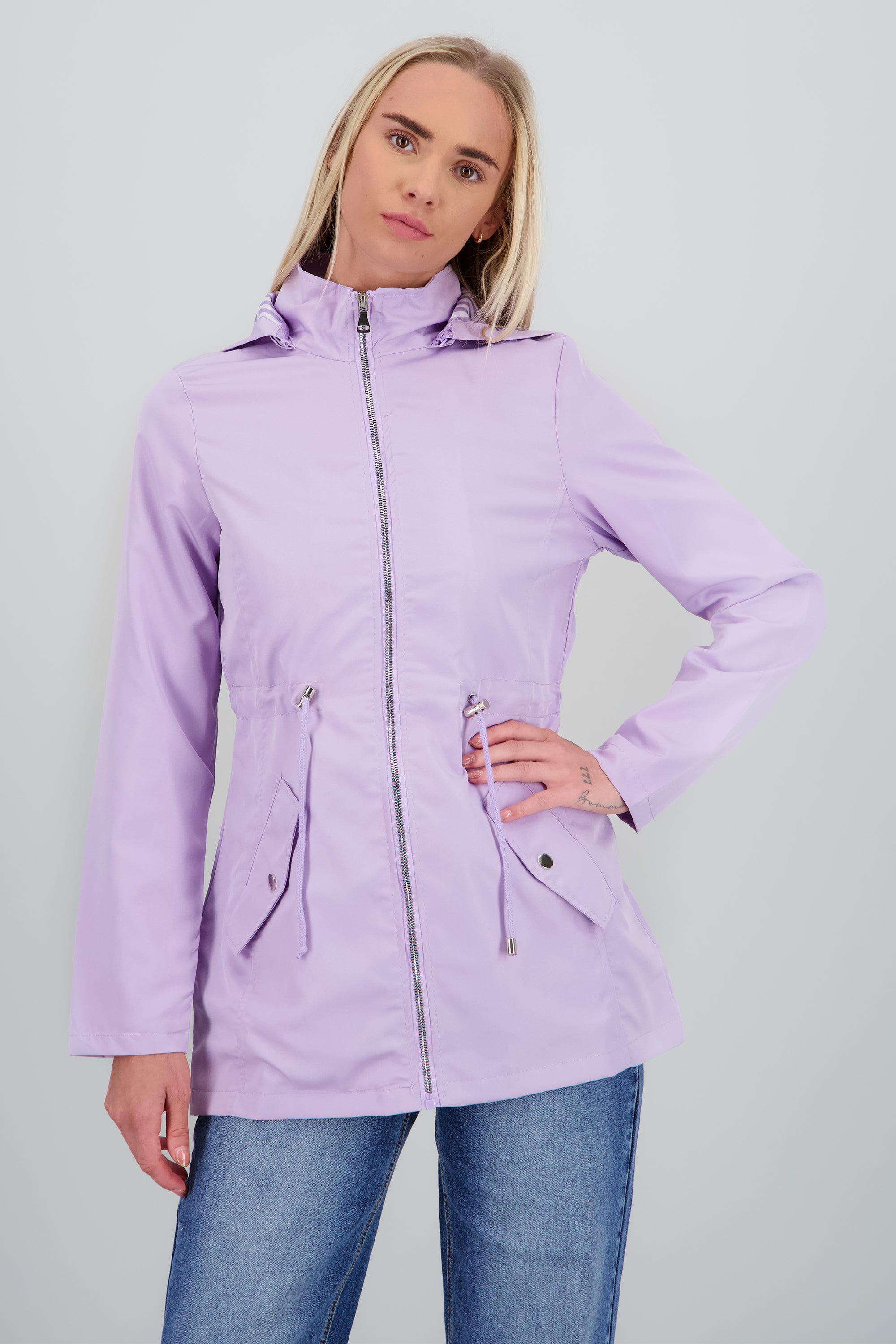 GABARDINA LIGERA JARETA LILA