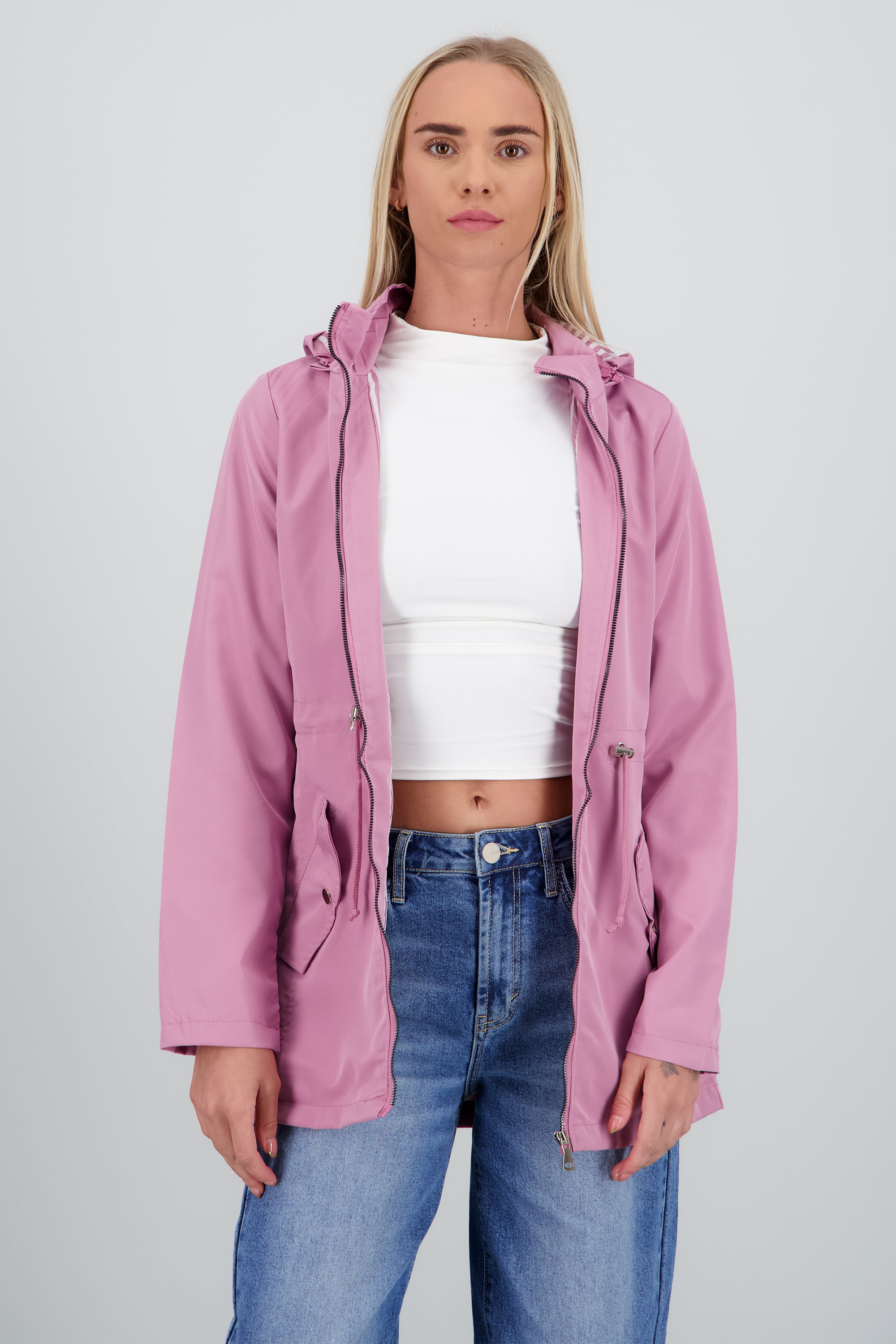 GABARDINA LIGERA JARETA PALO DE ROSA