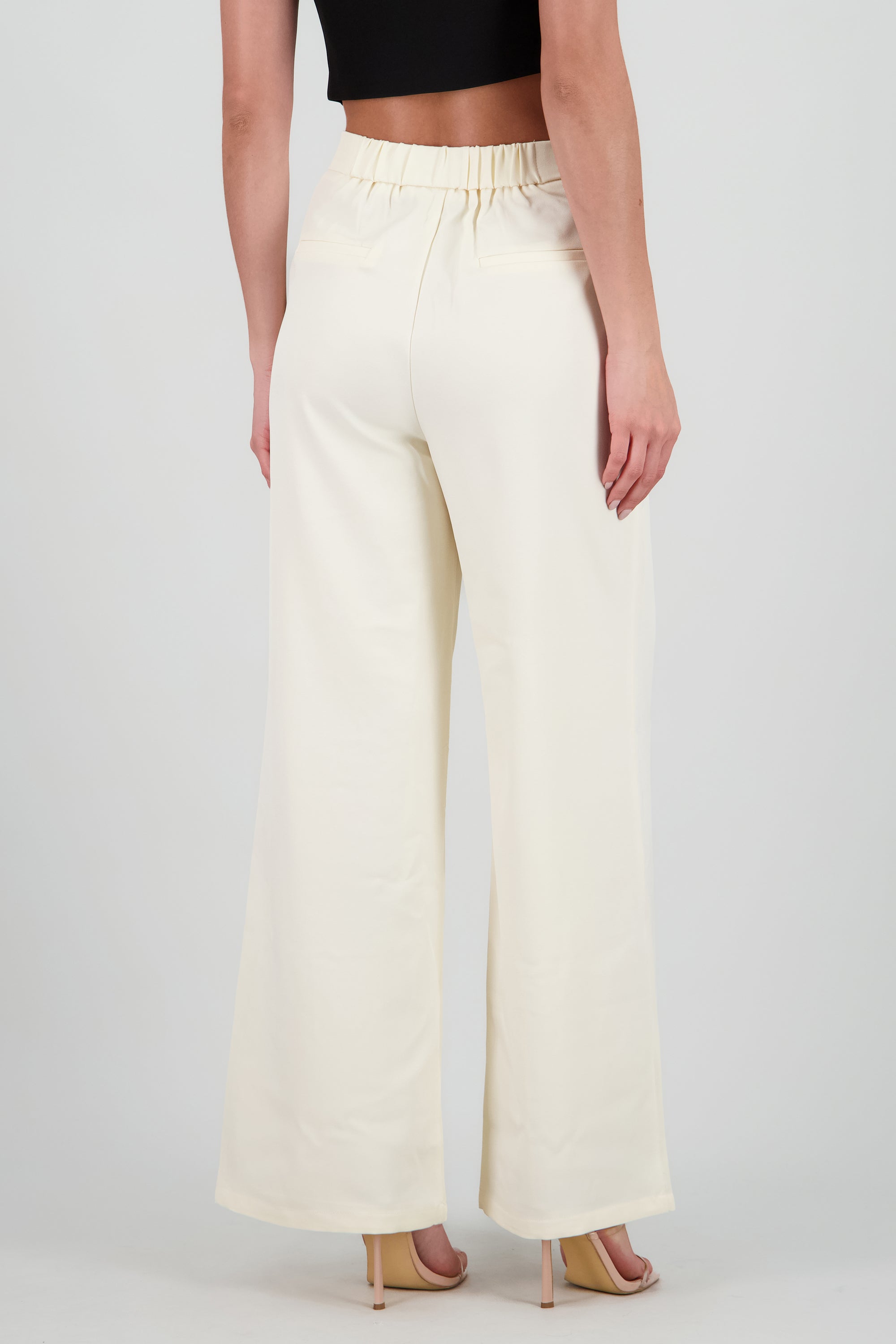 Pantalon sastreado detalle bolsas BLANCO