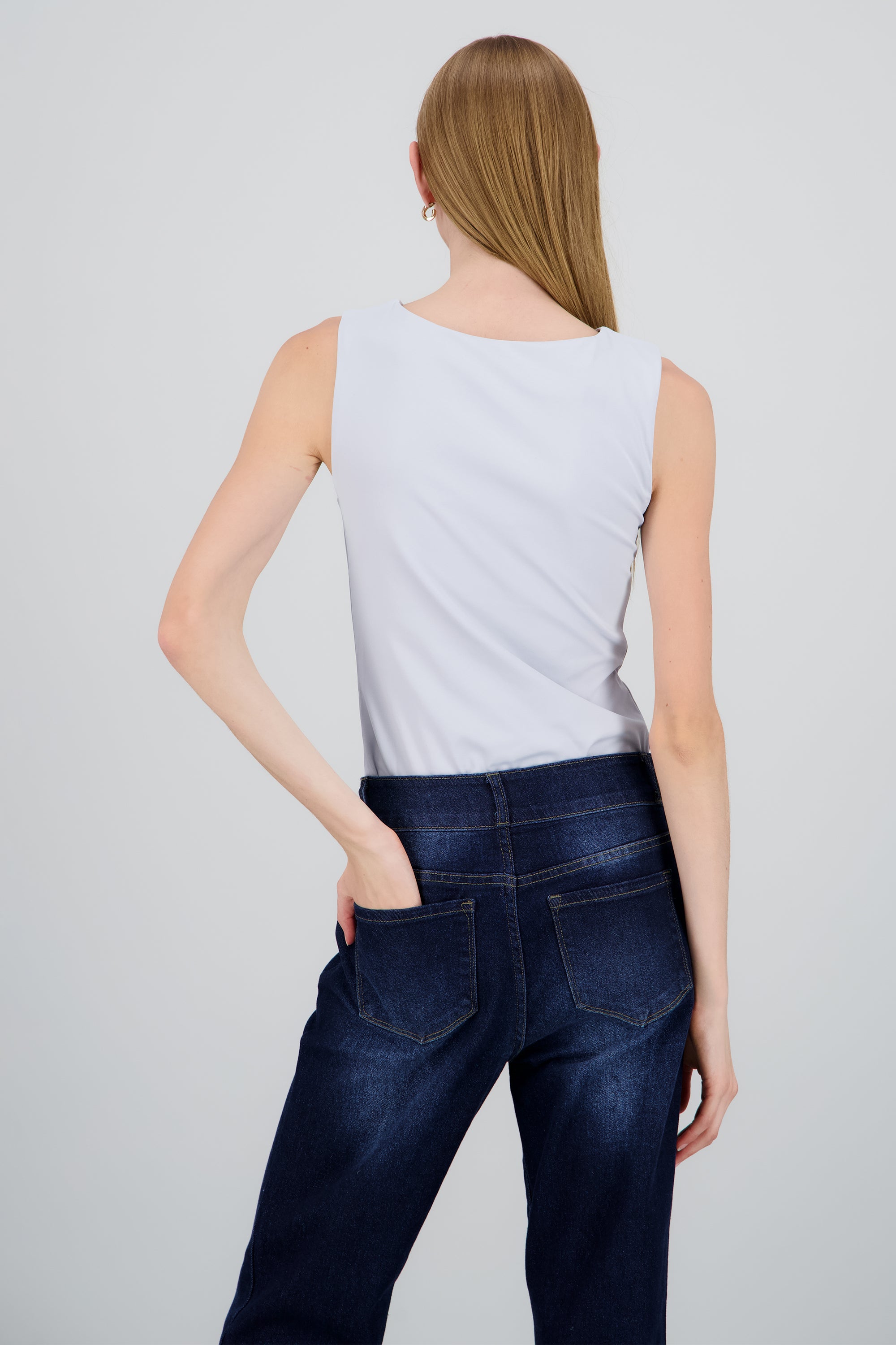 Bodysuit corte al frente AZUL