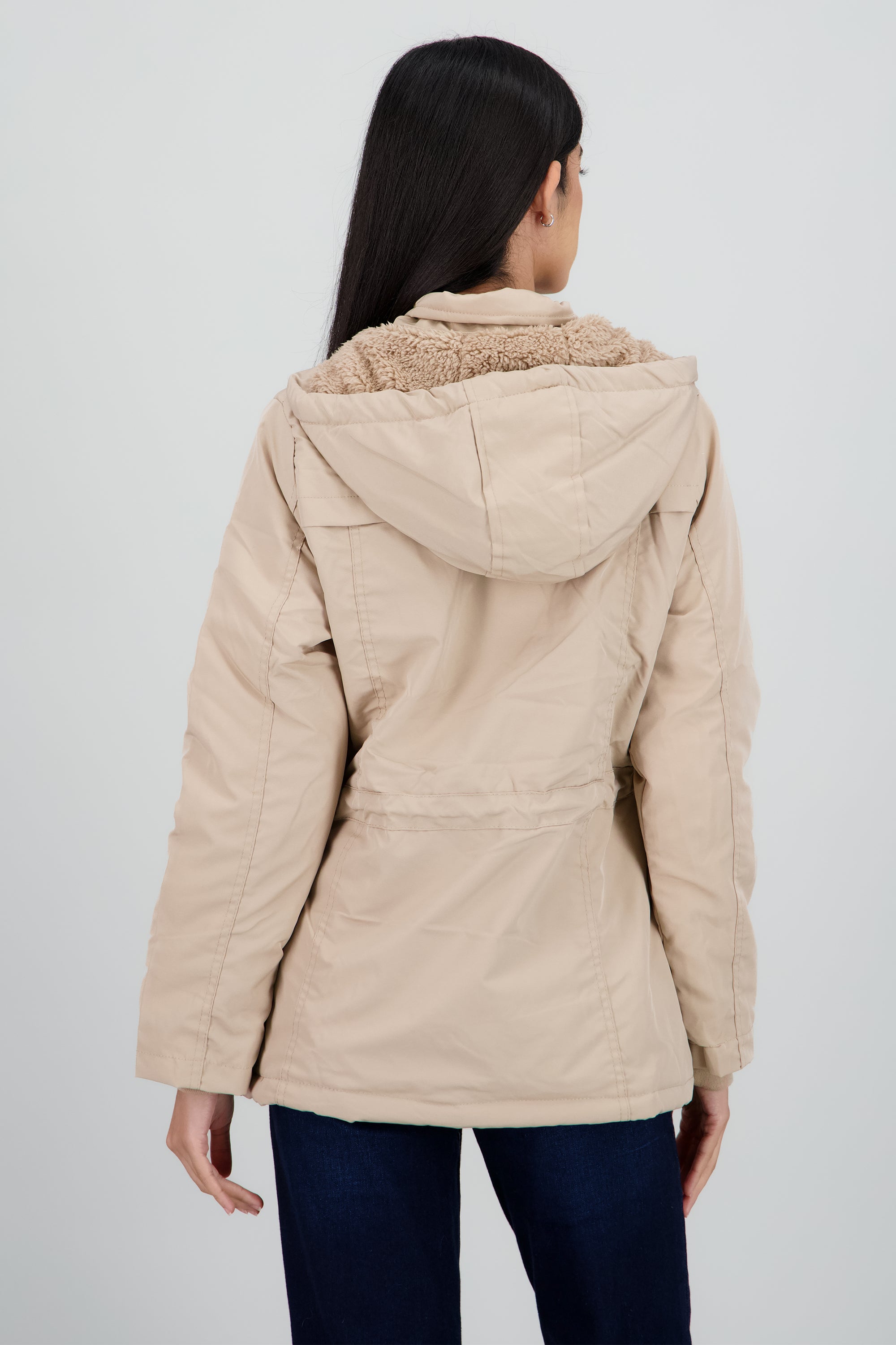 GABARDINA BOLSA Y JARETA KHAKI