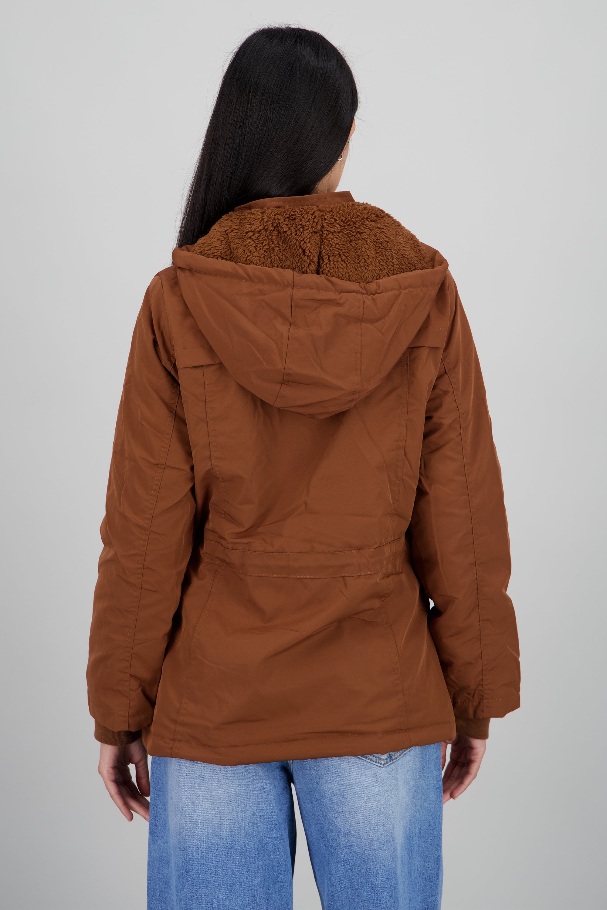 GABARDINA BOLSA Y JARETA CAMELLO