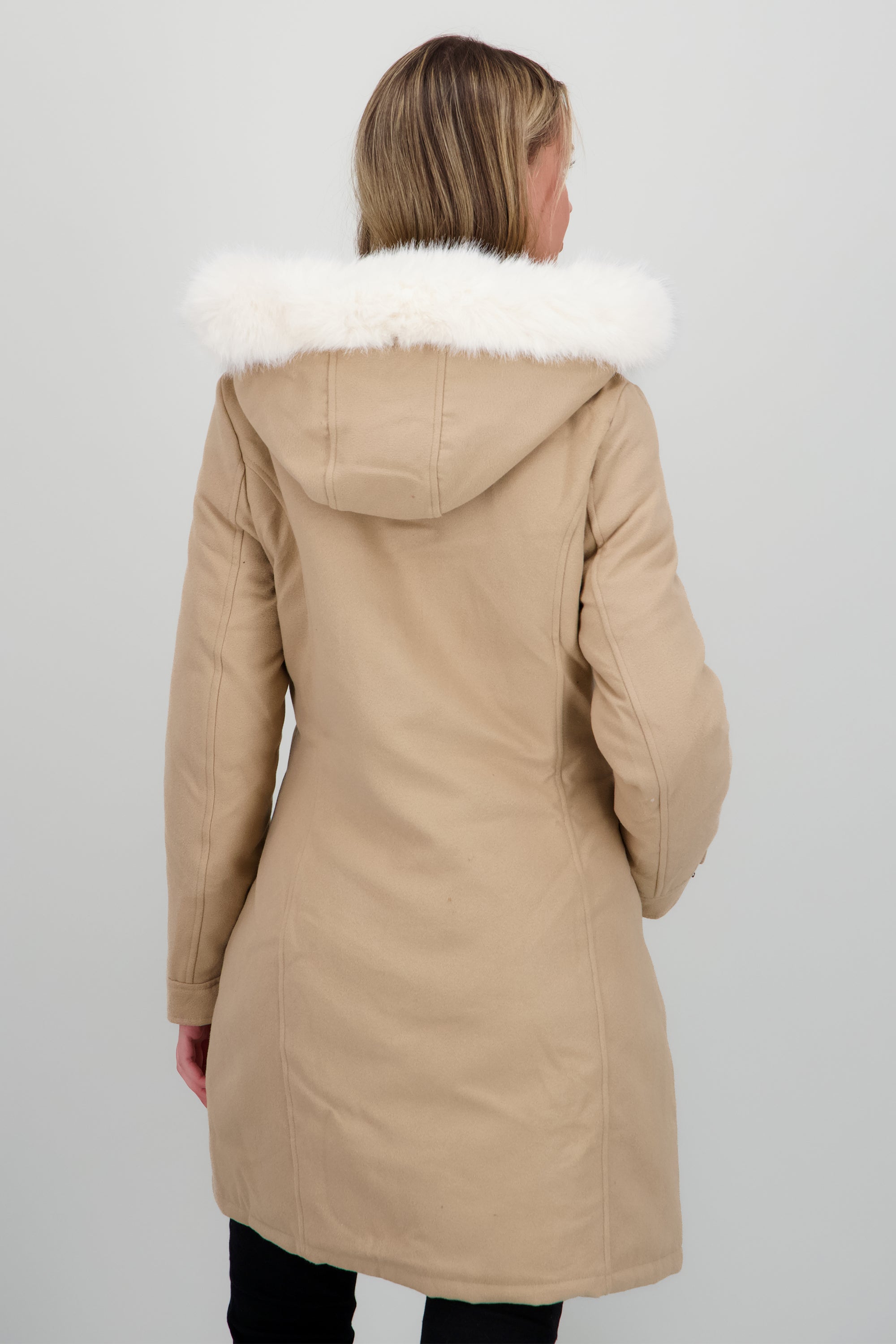 CHAMARRA DOBLE VISTA BEIGE