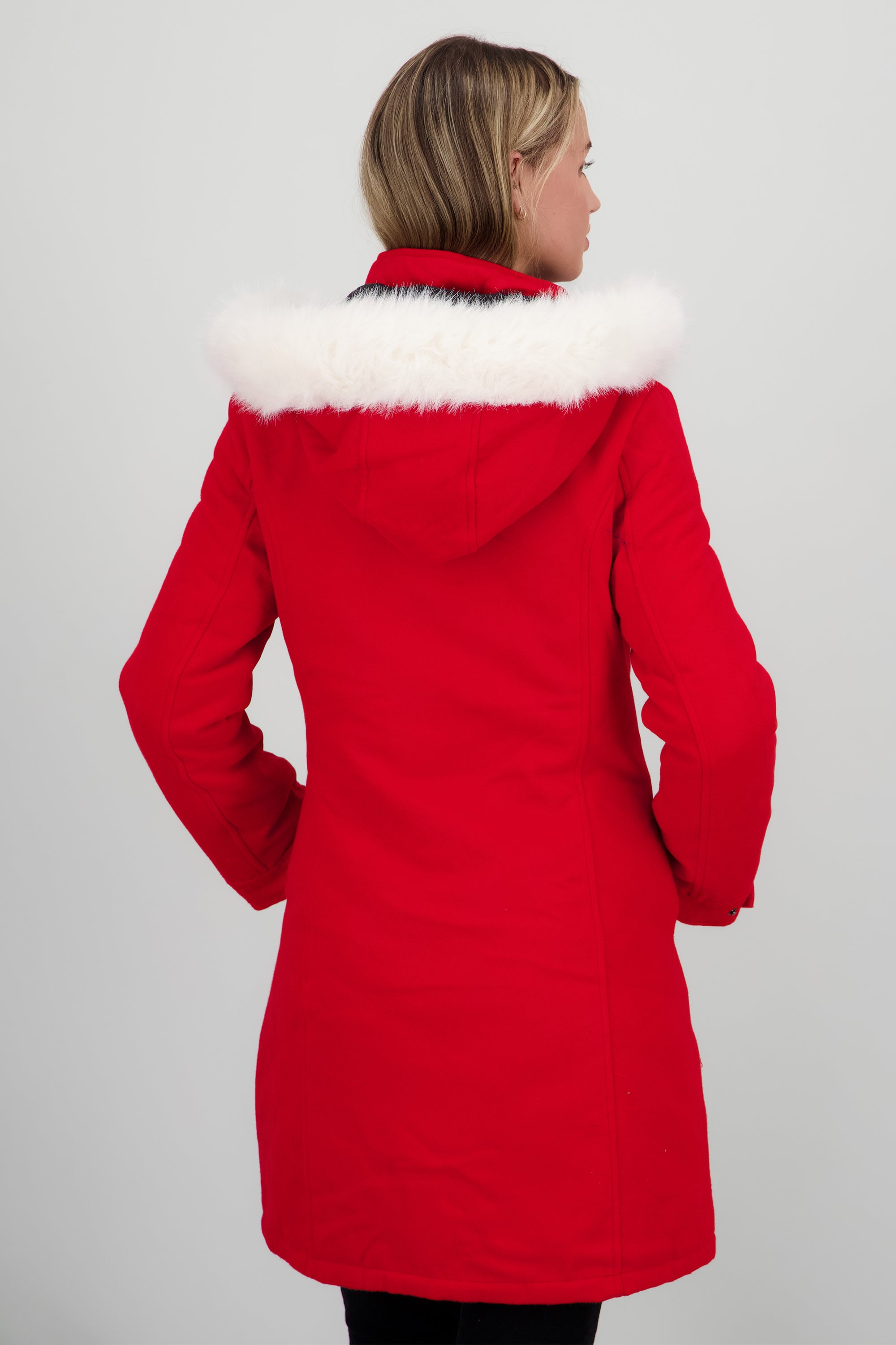 CHAMARRA DOBLE VISTA ROJO COMBO