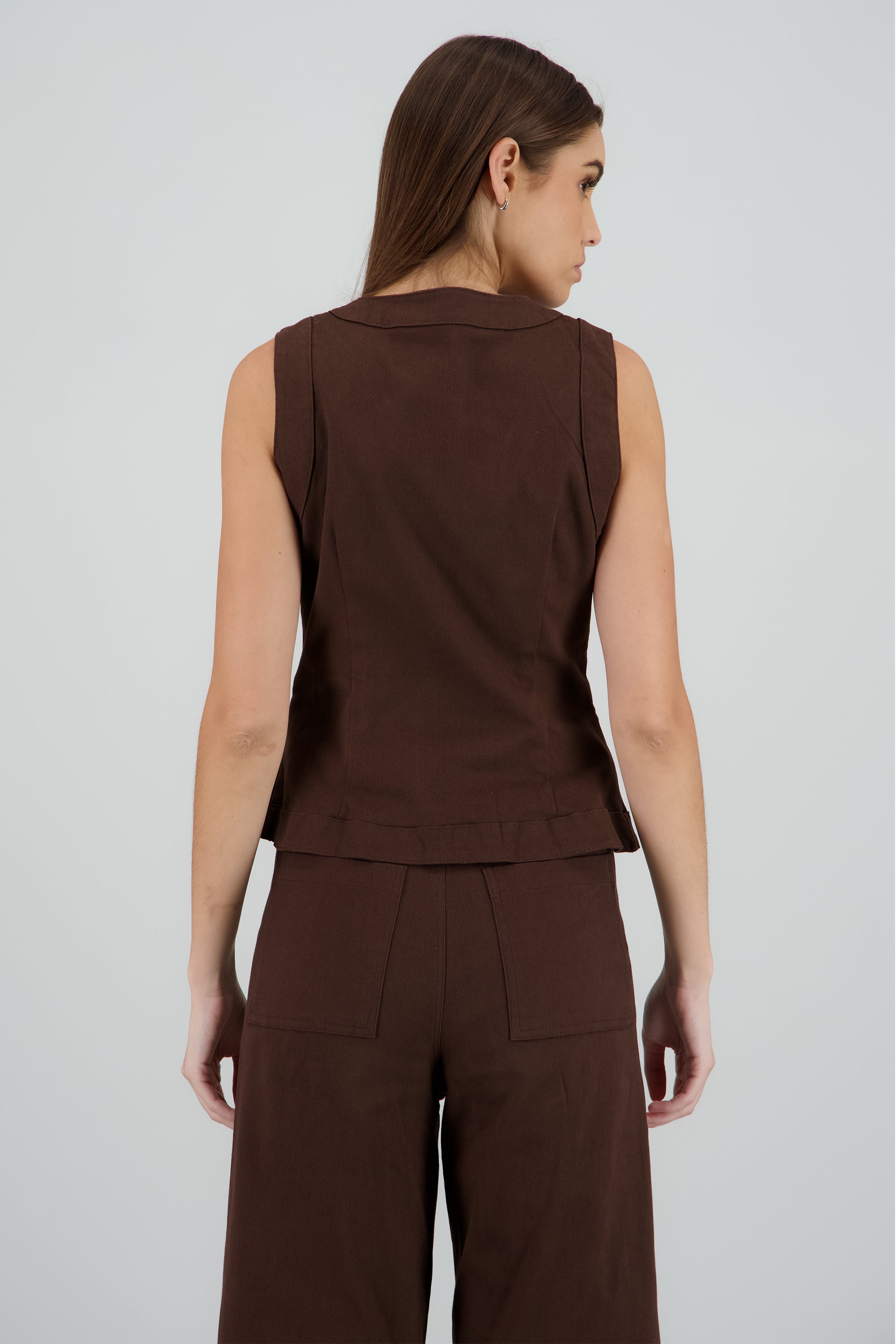 TOP S/M DET BOTONES CAFE