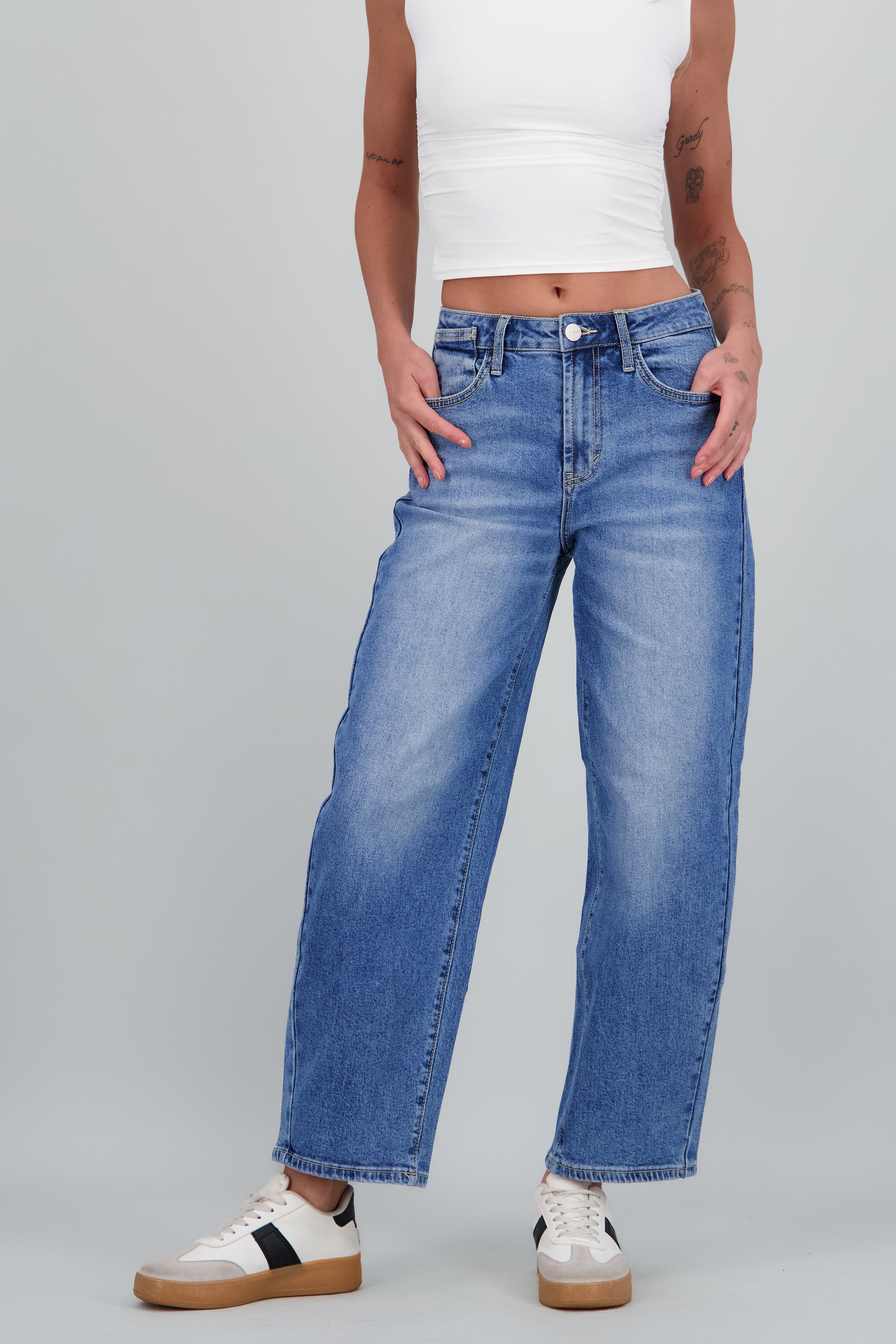 Jeans Classic Barrel DARK WASH