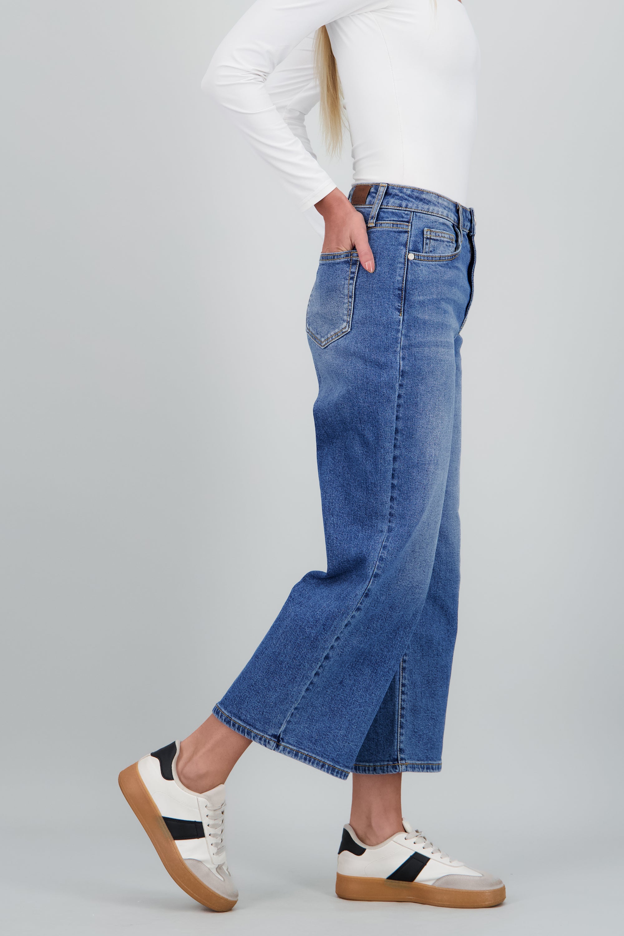 Jeans Effortless Culotte MEDIUM WASH