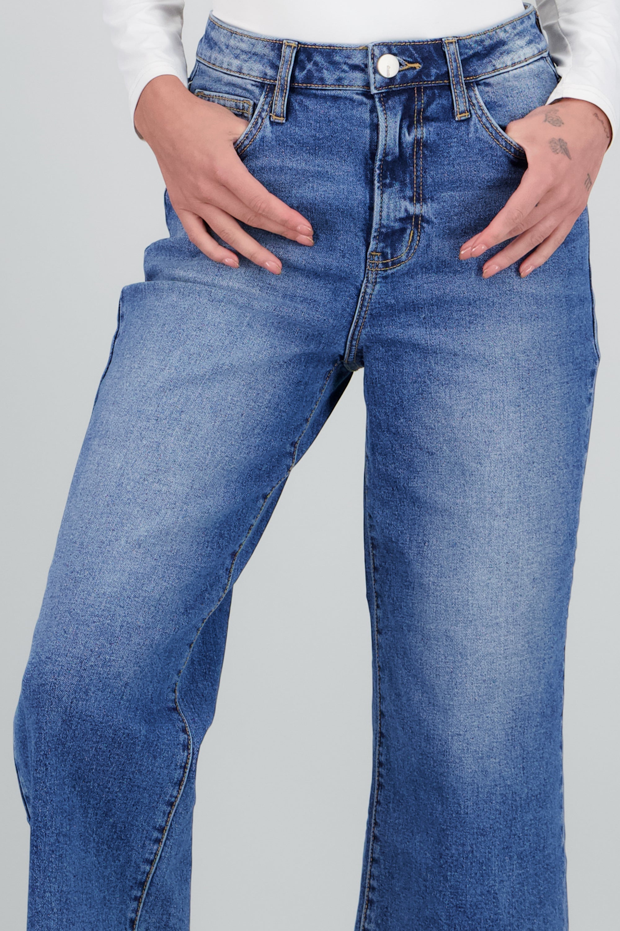 Jeans Effortless Culotte MEDIUM WASH