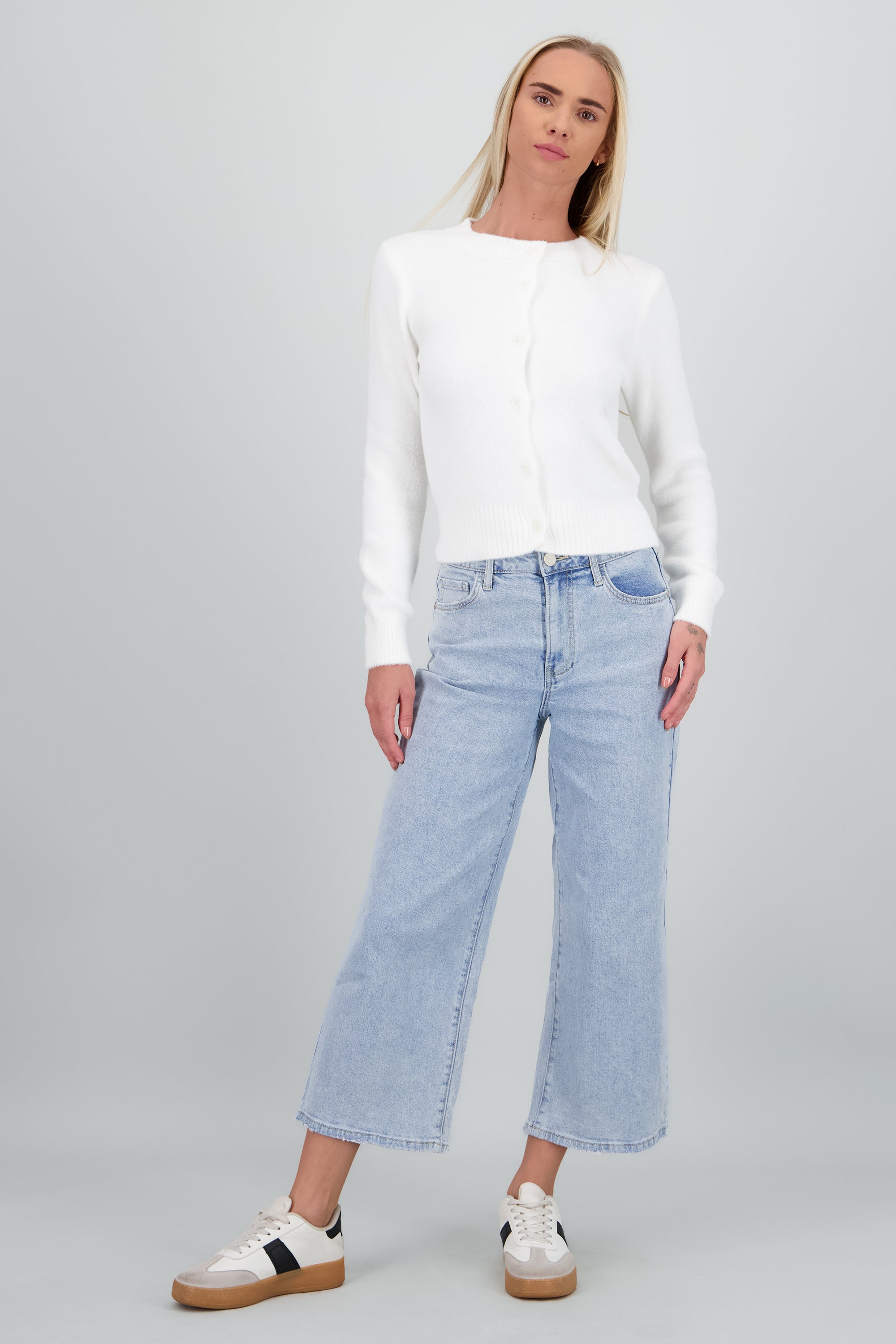 Jeans culotte confort LIGHT WASH