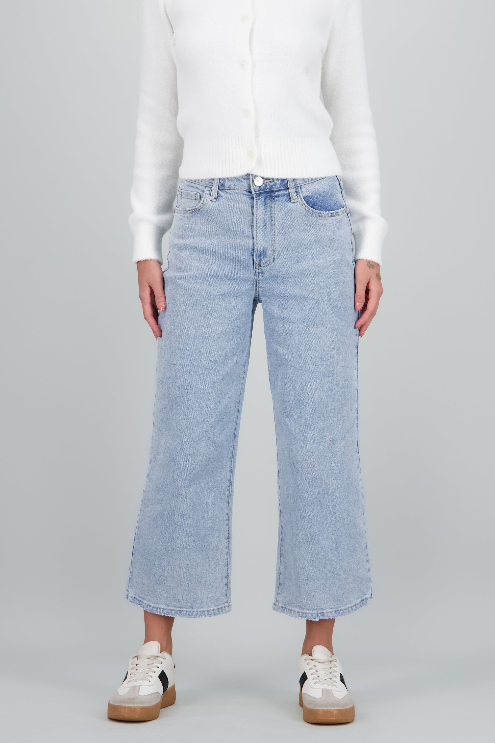 Jeans culotte confort LIGHT WASH